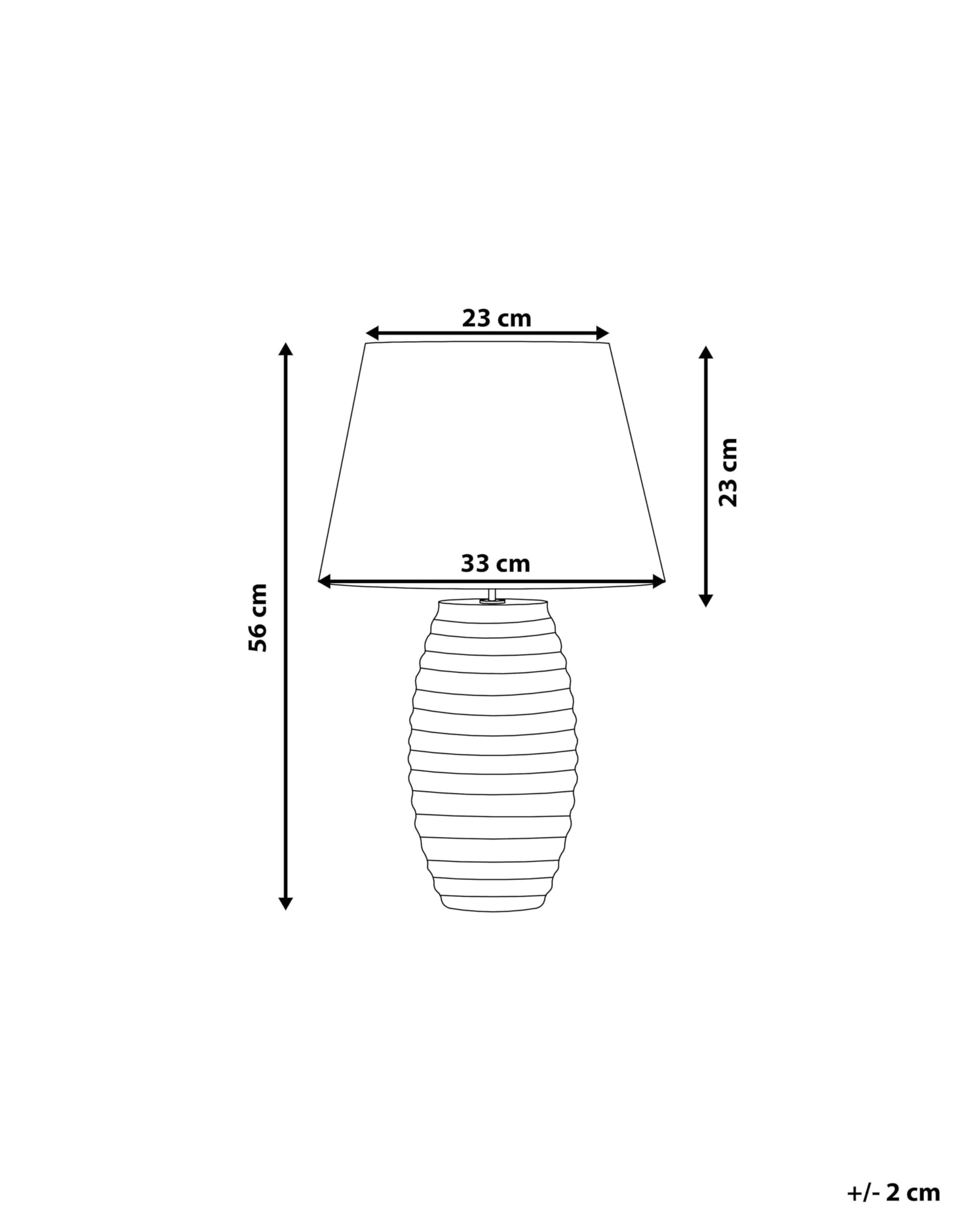 beliani-erbo-tischlampe-gold-schwarz-porzellan-stoff image 3