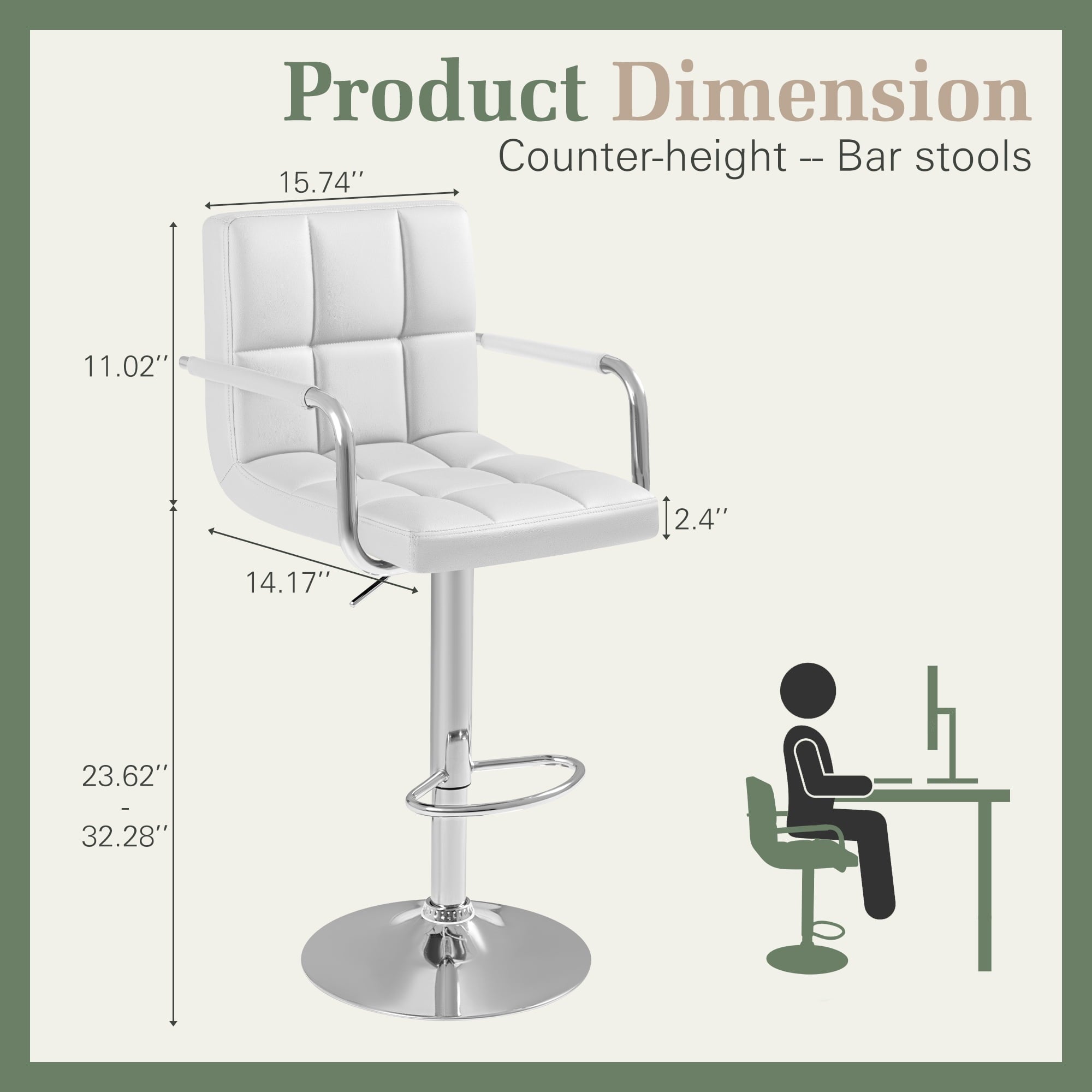 homall-bar-stool-barhocker-samt-h-henverstellbar-rosa-2er-set image 7