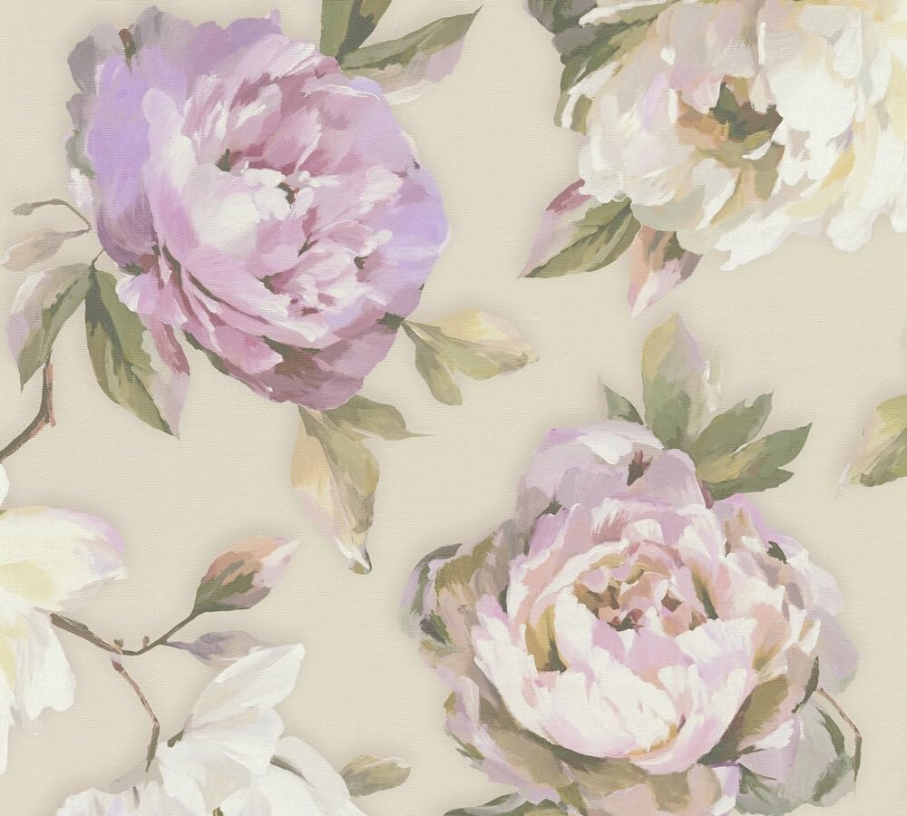 a-s-cr-ation-rosen-vliestapete-violett-pink-10-05x0-53-m image 2