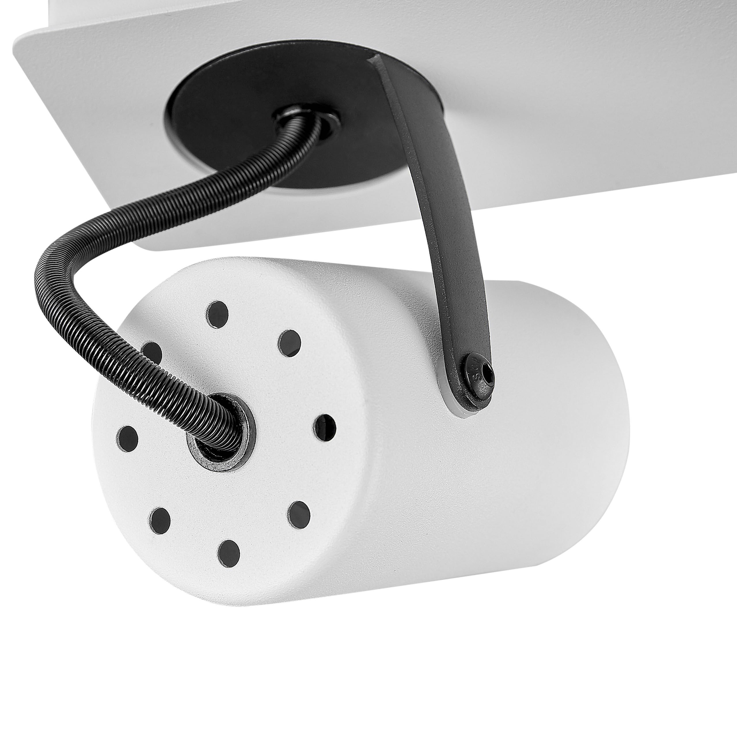 beliani-klip-deckenspot-4-flammig-wei-metall-schwenkbar image 7