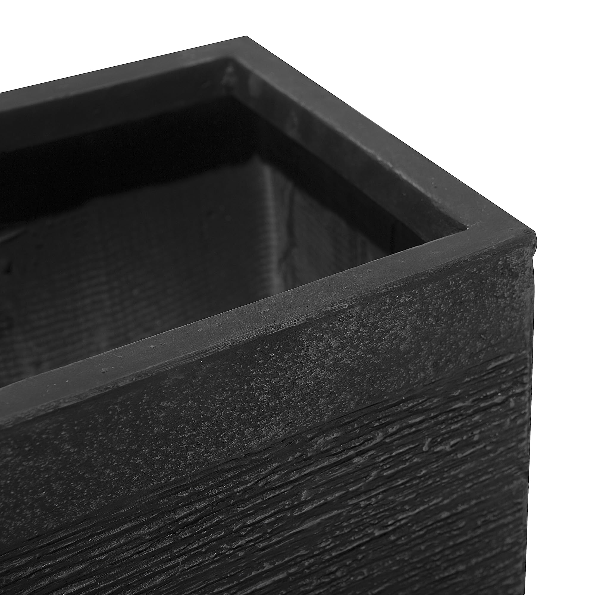beliani-paros-blumentopf-schwarz-30-cm-bertopf image 5