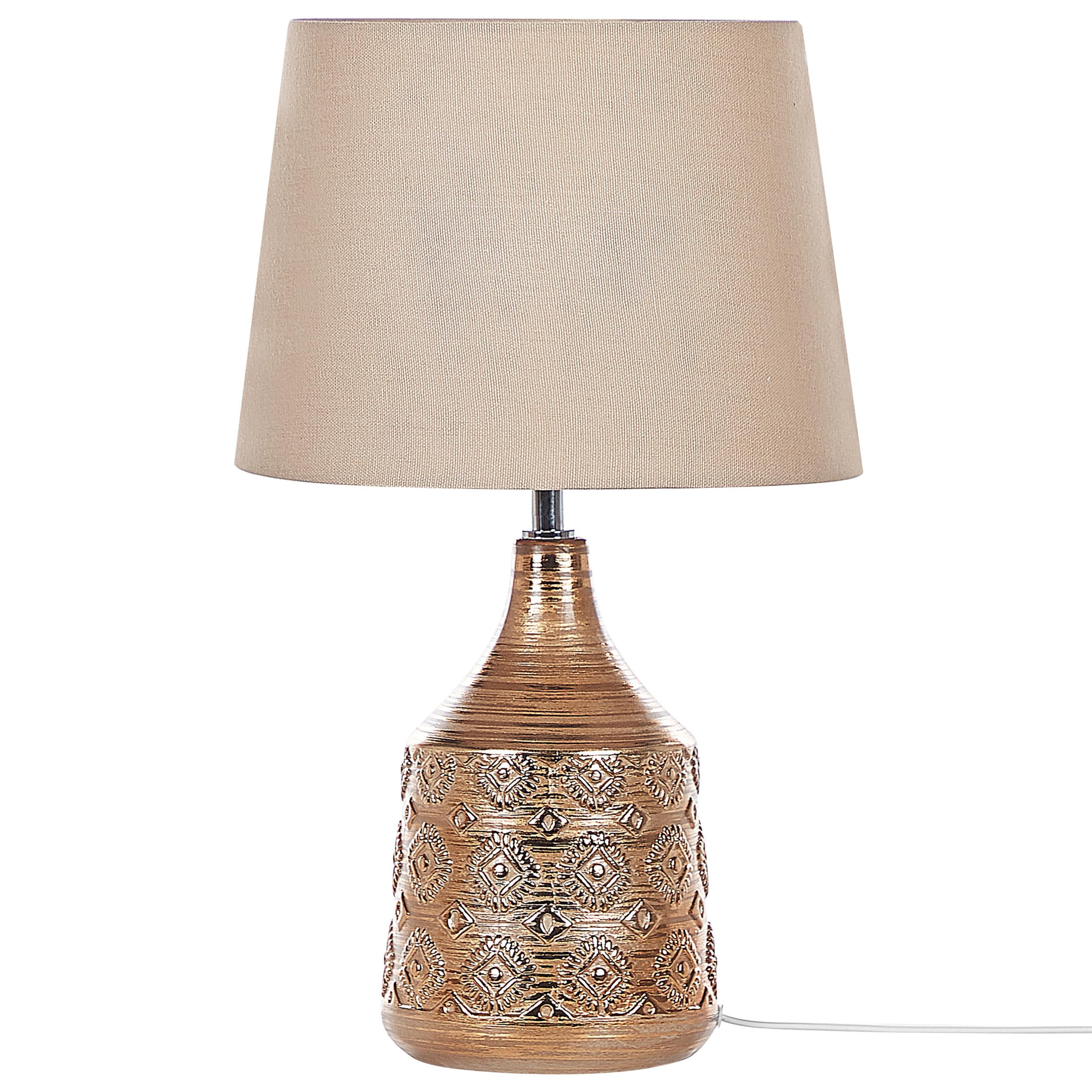 beliani-wari-tischlampe-47-cm-keramik-beige-braun-retro image 4