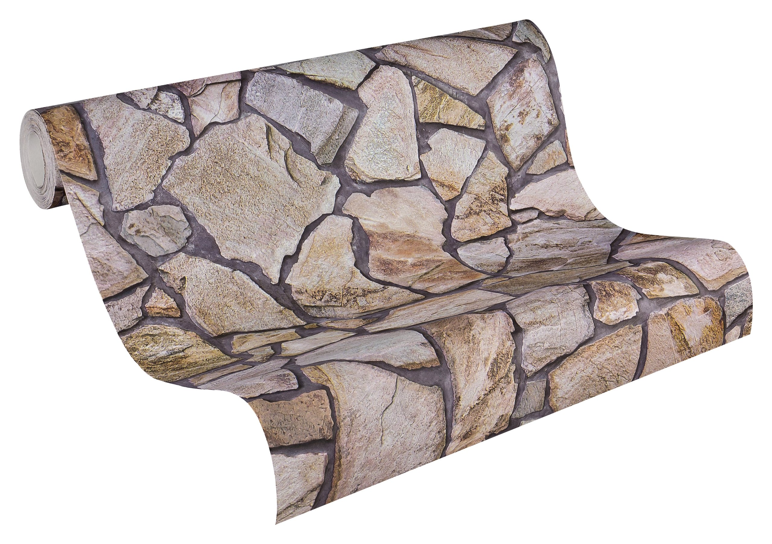a-s-cr-ation-wood-n-stone-927316-vliestapete-naturstein-gr-n image 1