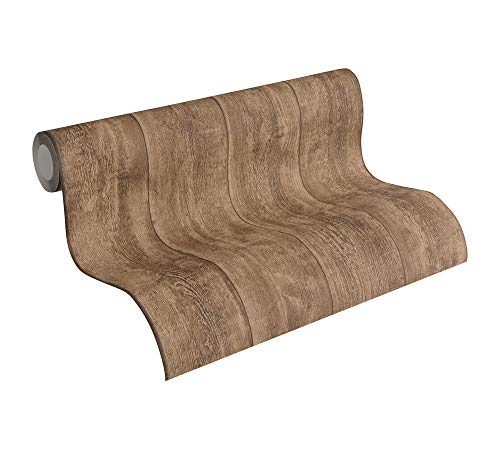 a-s-cr-ation-wood-n-stone-708823-vliestapete-holz-braun image 8