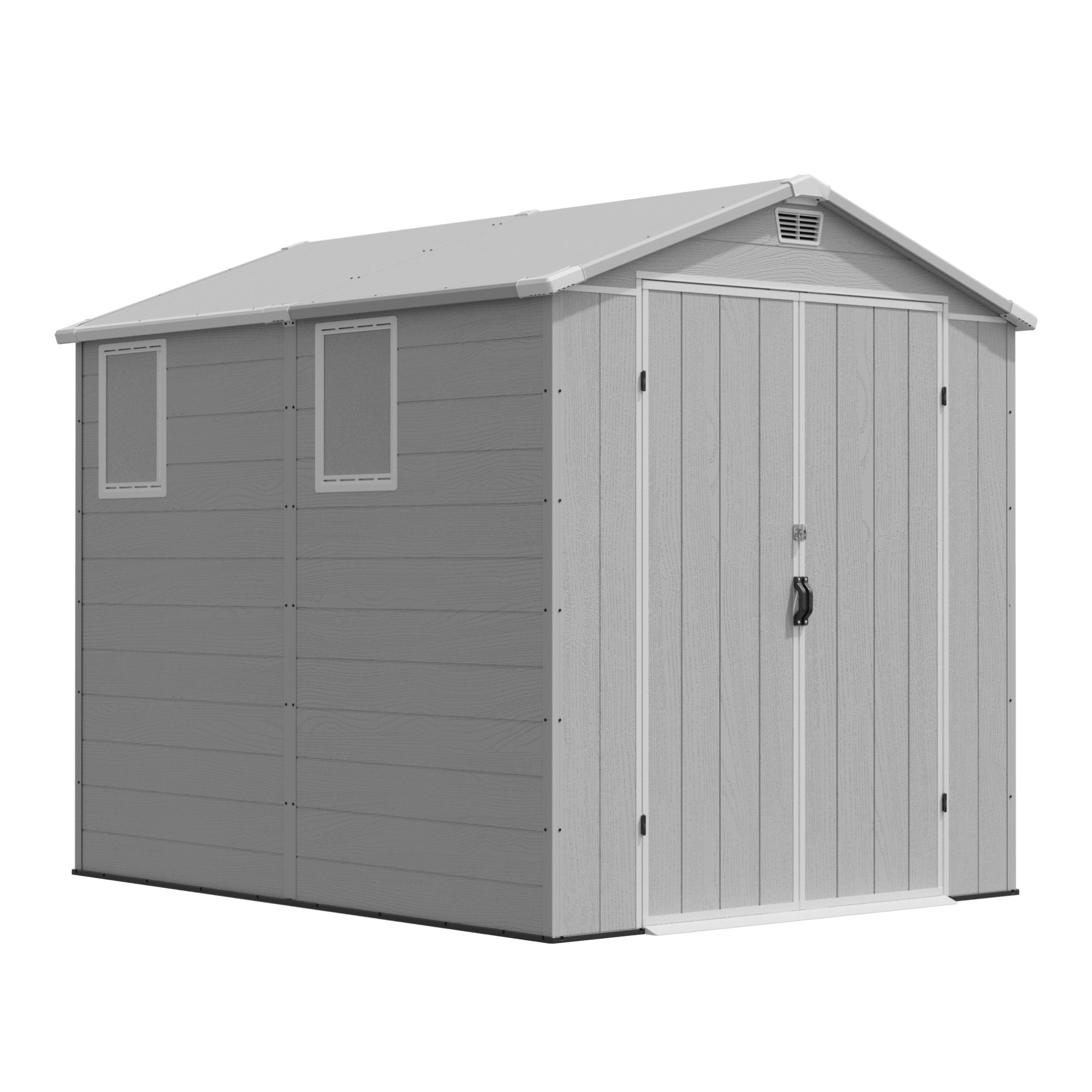 homall-metal-shed-ger-tehaus-6x8ft-hellgrau-fenster image 6