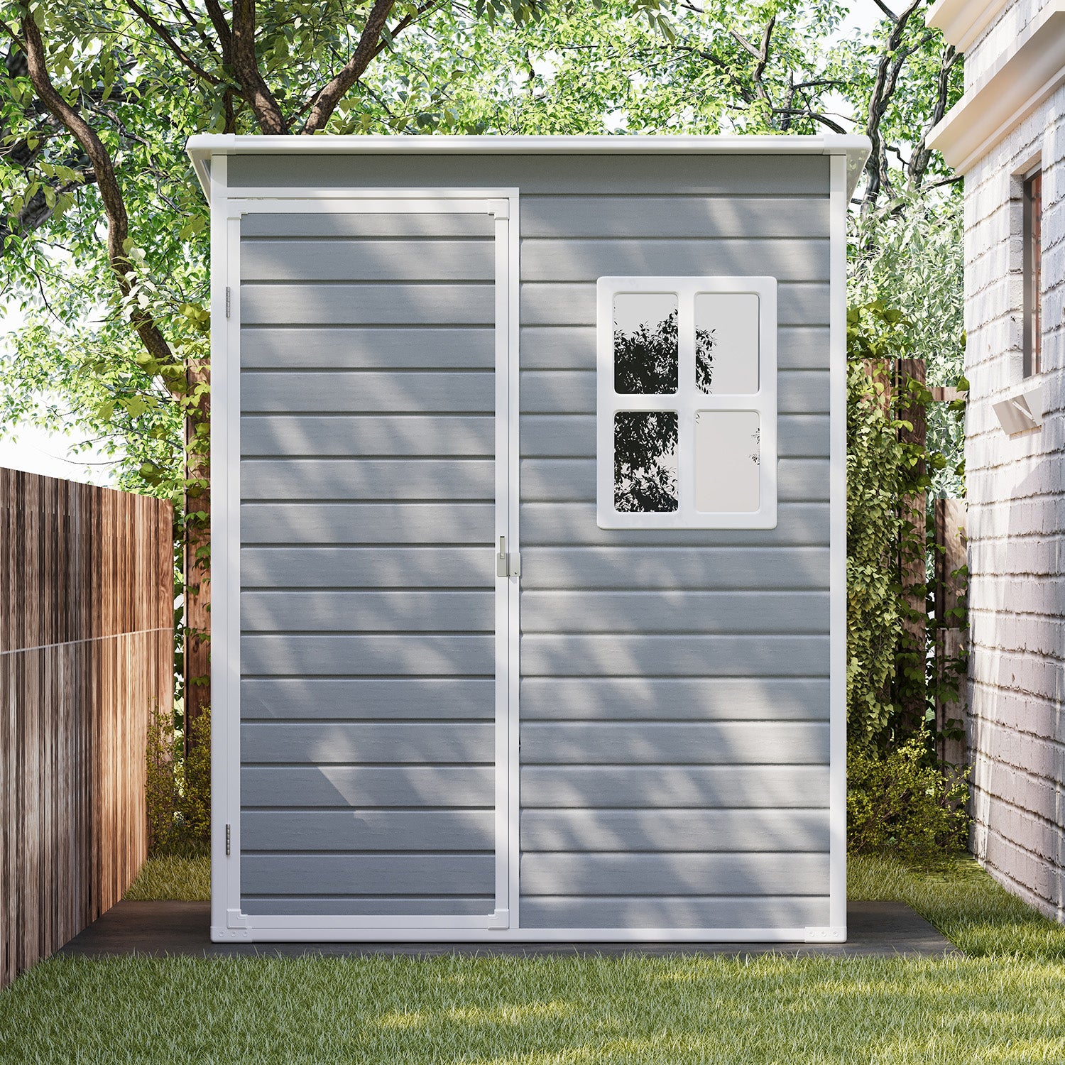 bealife-cc72-ger-teschuppen-metall-146cm-grau-mit-boden-fenster image 3