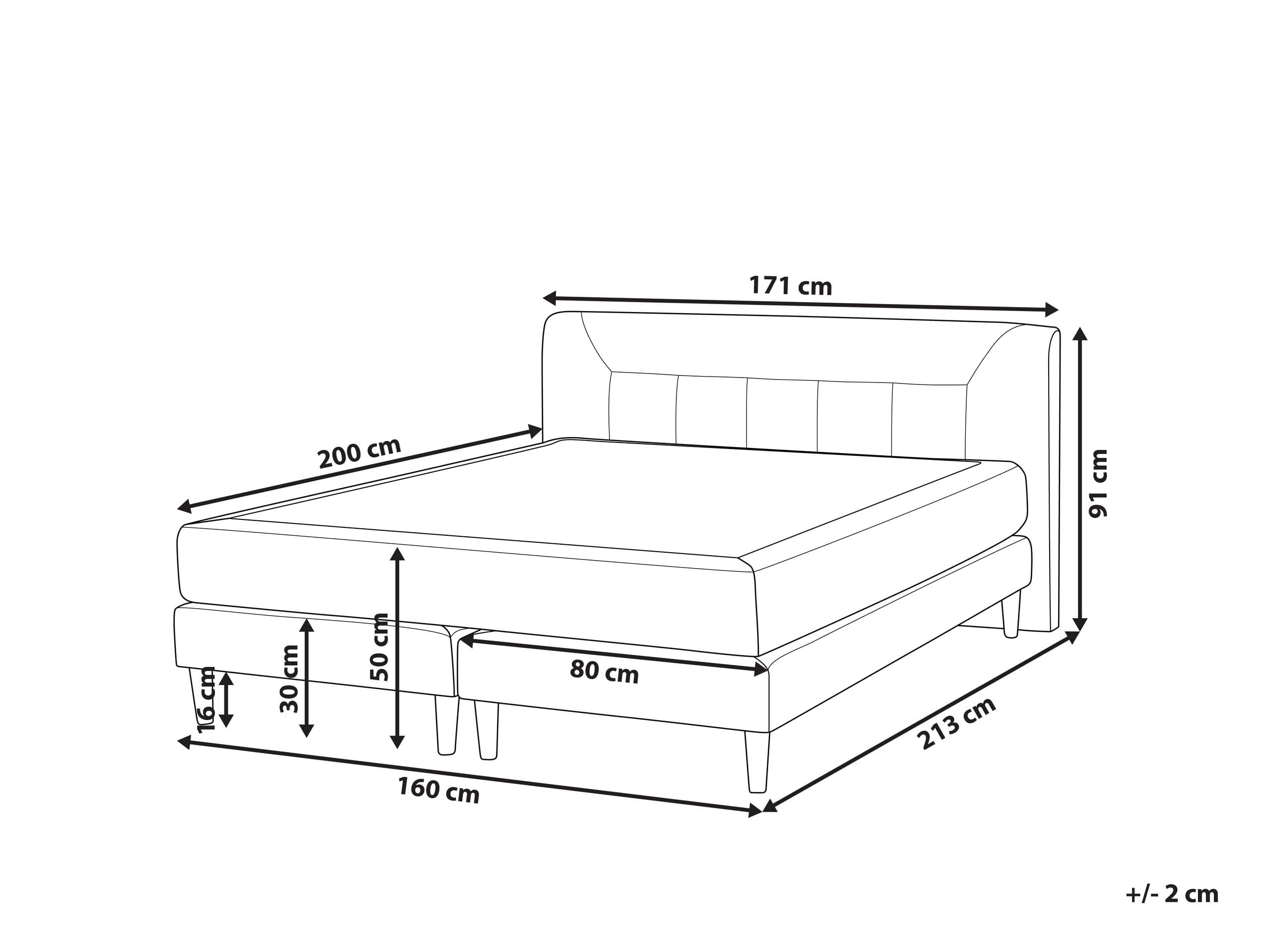beliani-marquise-boxspringbett-160x200-beige-samt-mit-matratze image 3