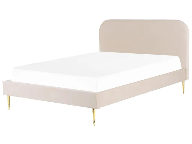 beliani-flayat-polsterbett-180x200-beige-samt-gold image 1