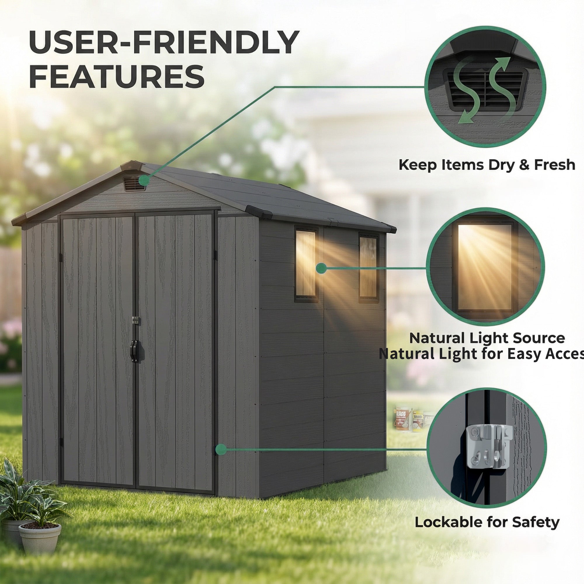homall-metal-shed-ger-teschuppen-6x8ft-dunkelgrau-mit-fenster image 3