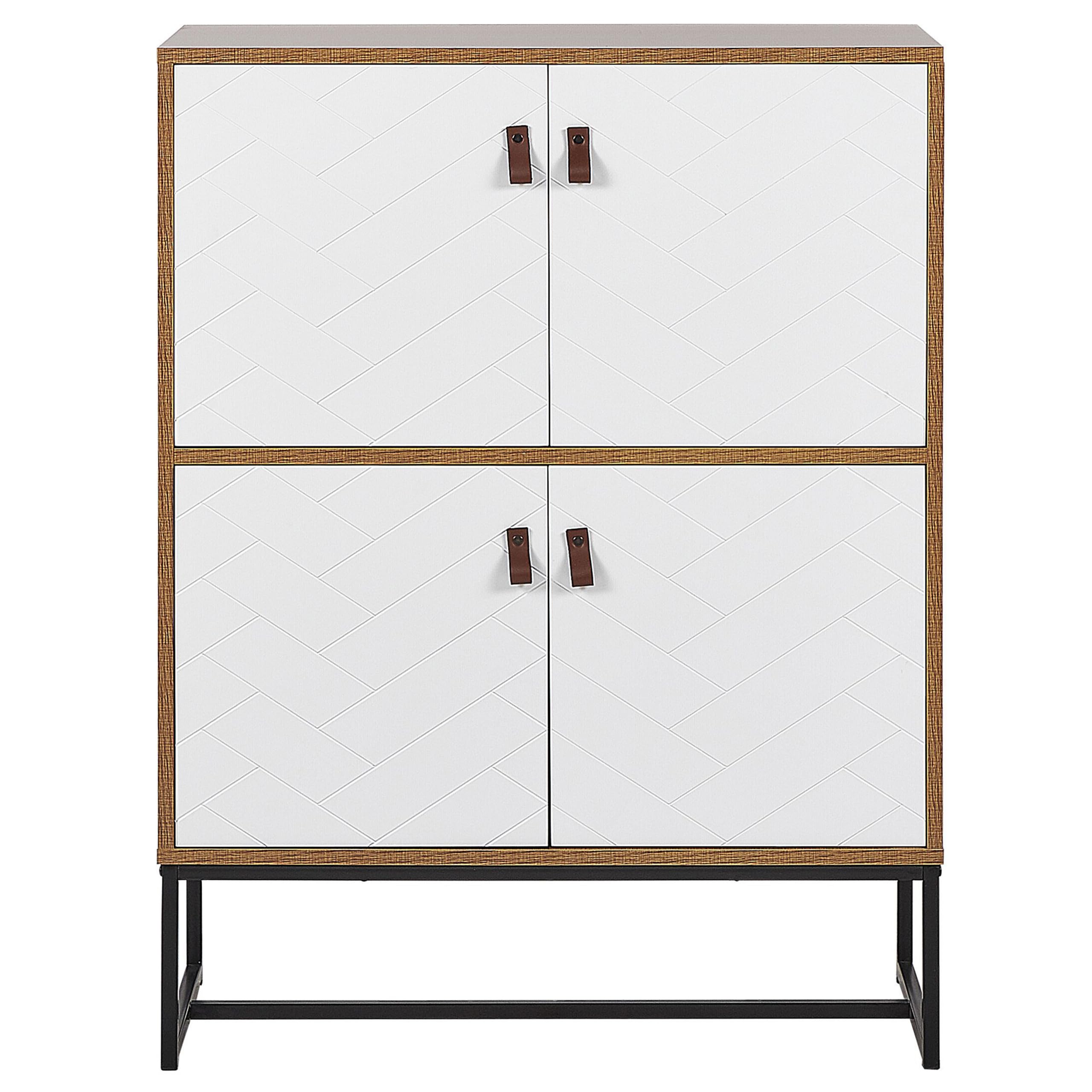 beliani-nueva-kommode-76x39x100-hellbraun-wei-4-t-ren image 4