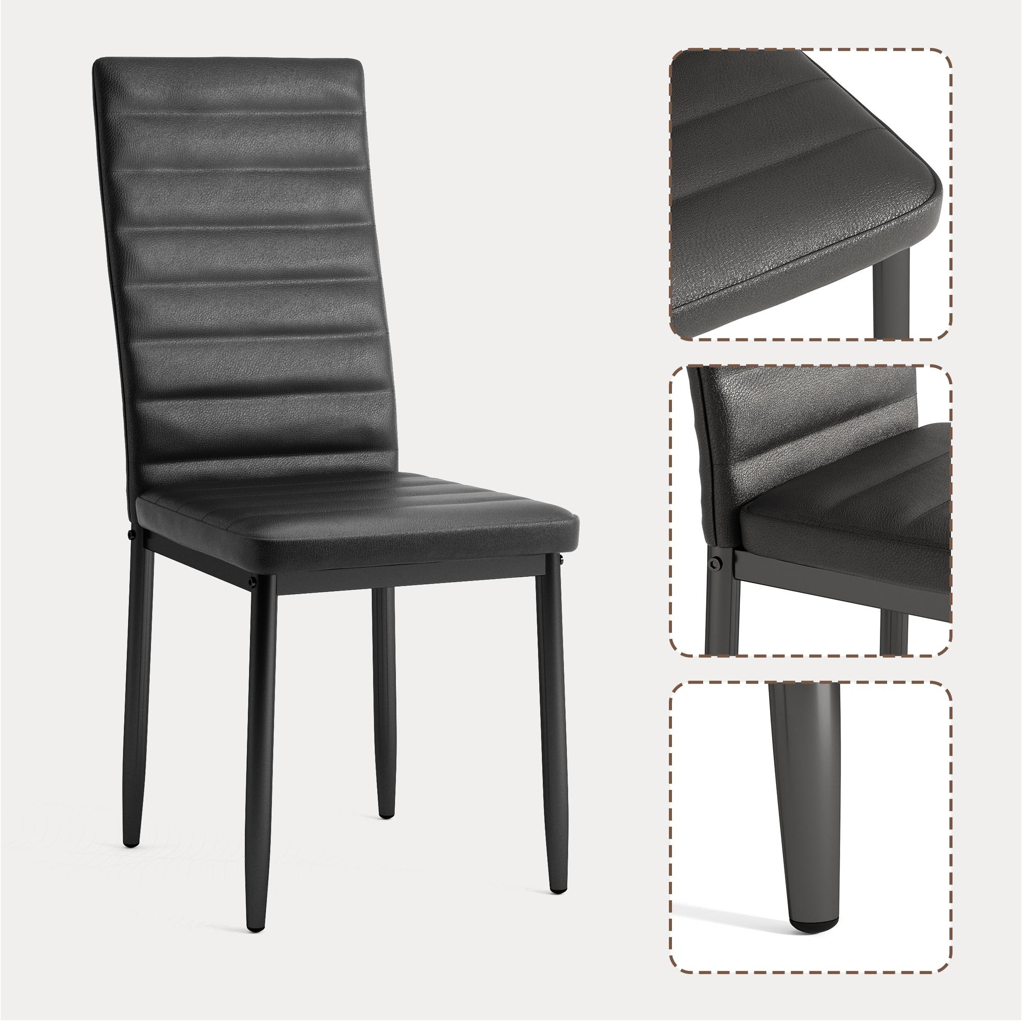 bealife-tb12-esszimmerst-hle-kunstleder-4er-schwarz-hohe-lehne image 5