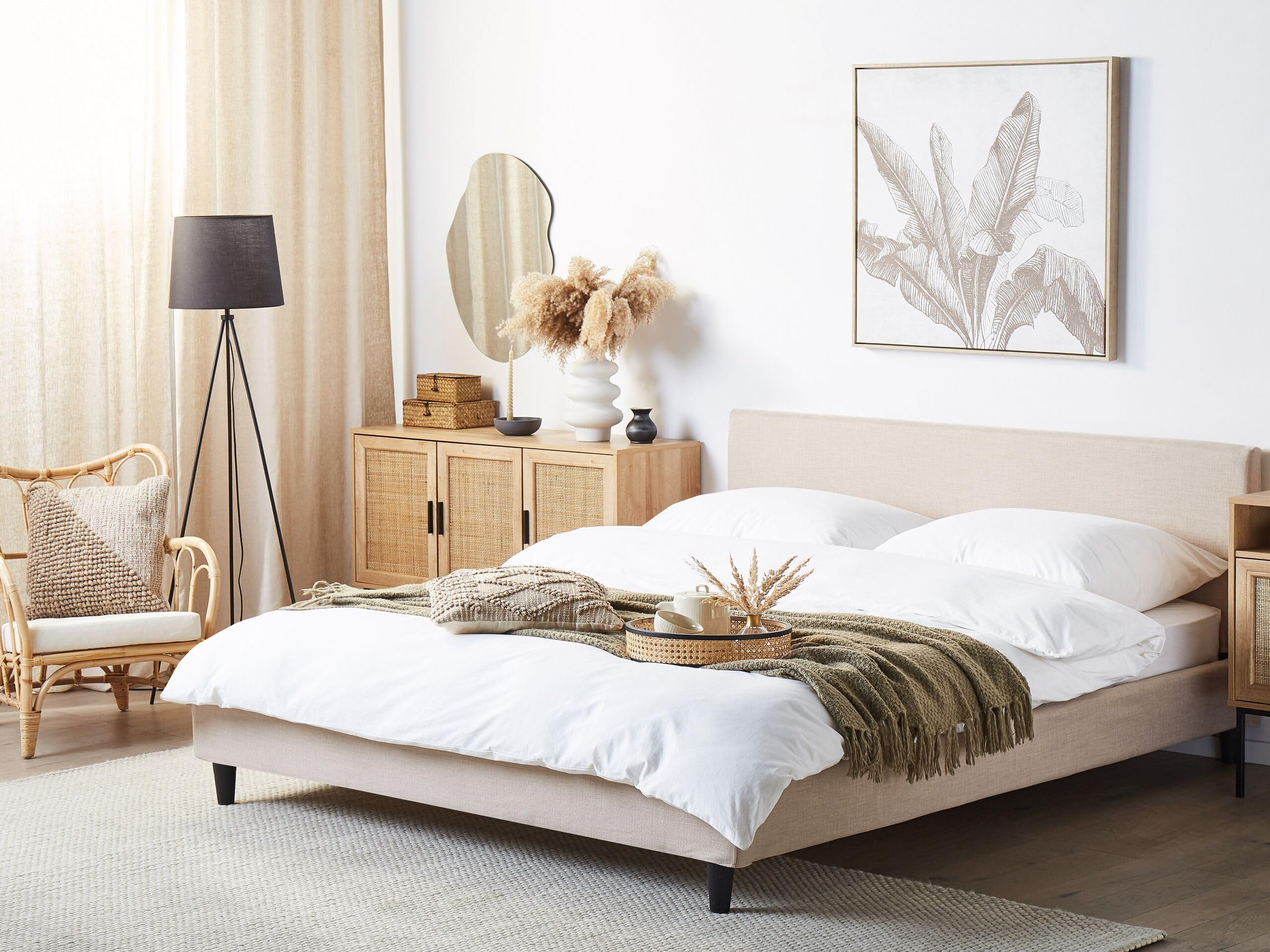 beliani-doppelbett-180x200-leinenoptik-beige-abnehmbar image 2
