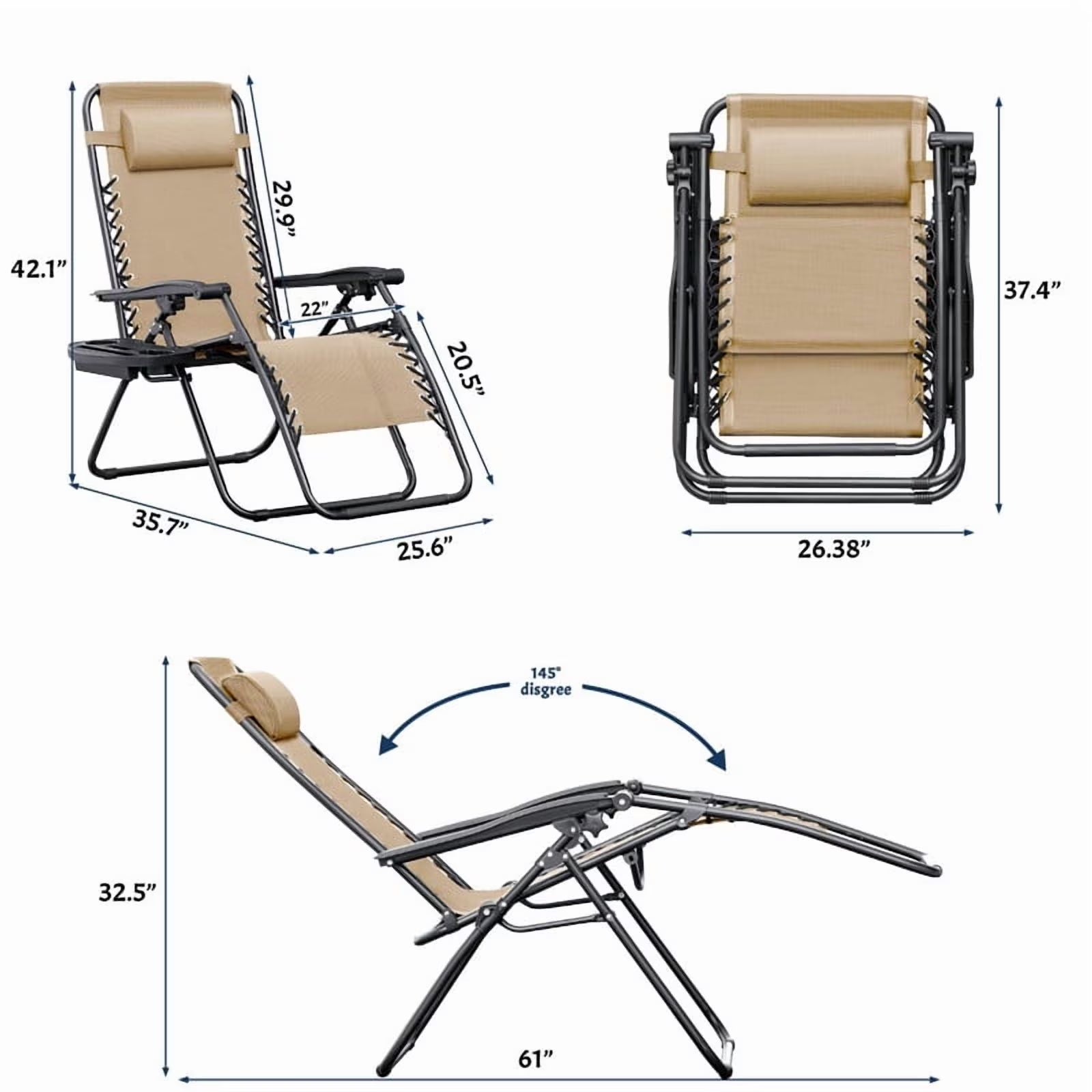 homall-patio-furniture-zero-gravity-stuhl-2er-set-schwarz image 6