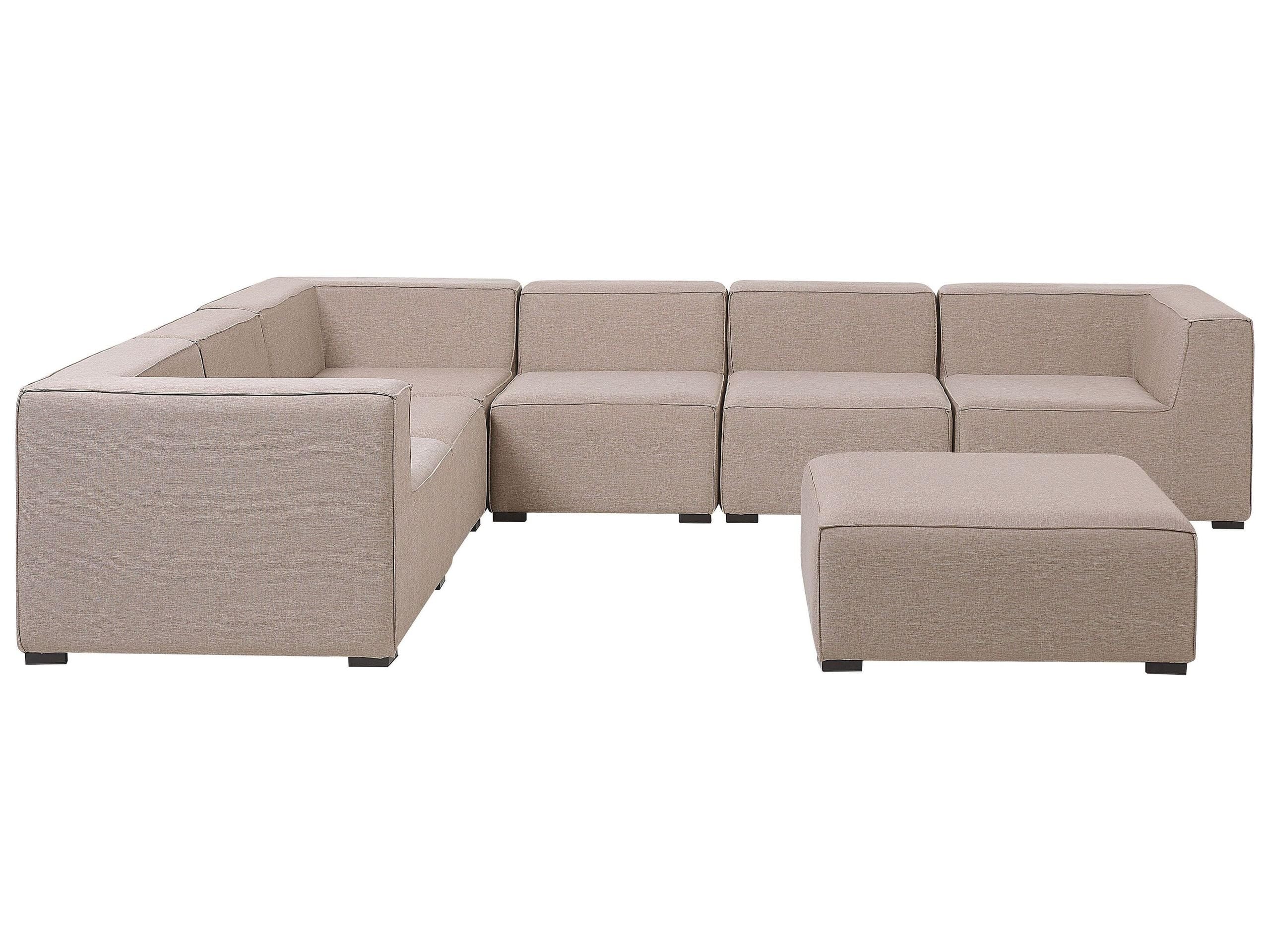 beliani-gartenm-bel-arezzo-lounge-set-beige-rechts-7-tlg image 1