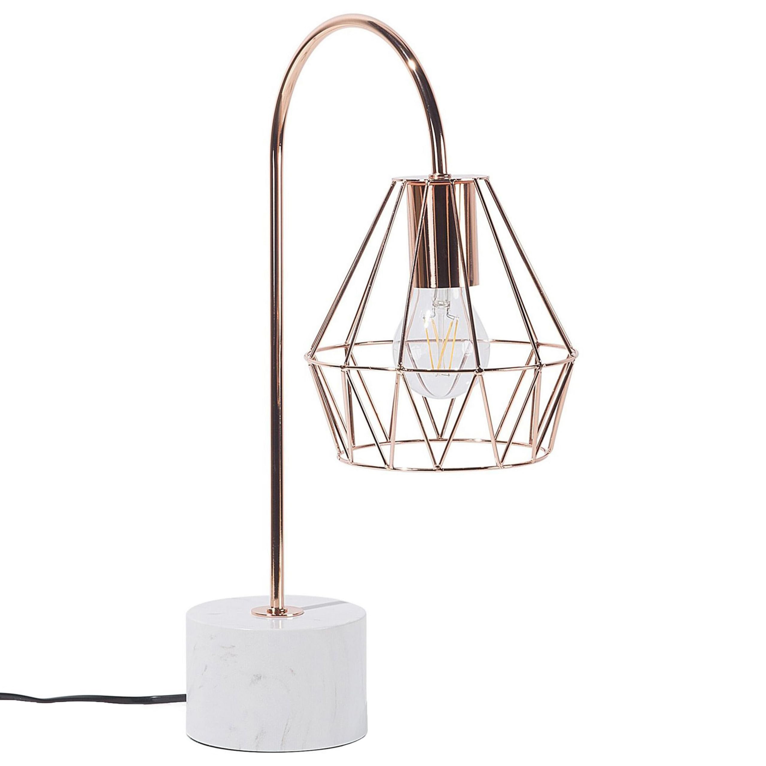 beliani-mooni-tischlampe-kupfer-metall-e27-gitter image 4