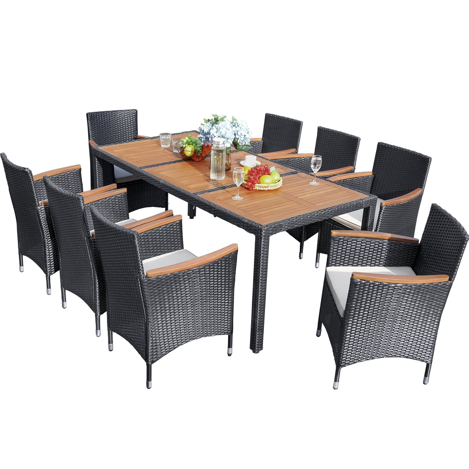 homall-patio-furniture-essgruppe-9-tlg-rattan-braun image 6