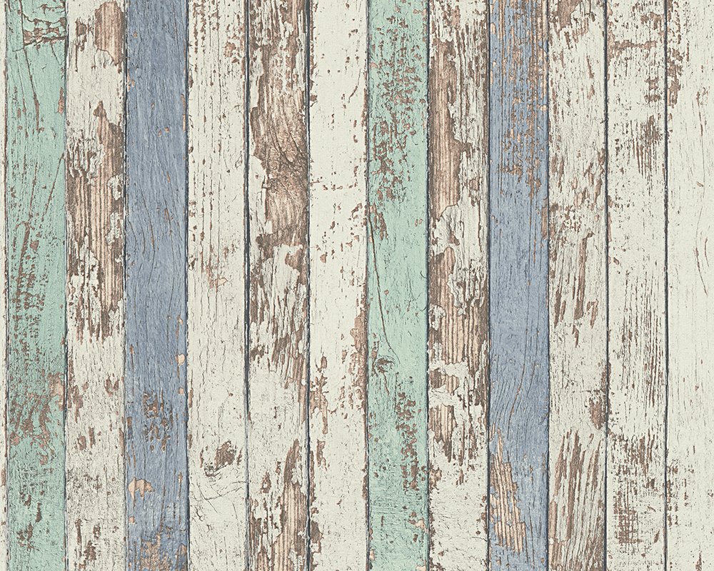 a-s-cr-ation-dekora-natur-95914-1-vliestapete-vintage-holz-blau image 2