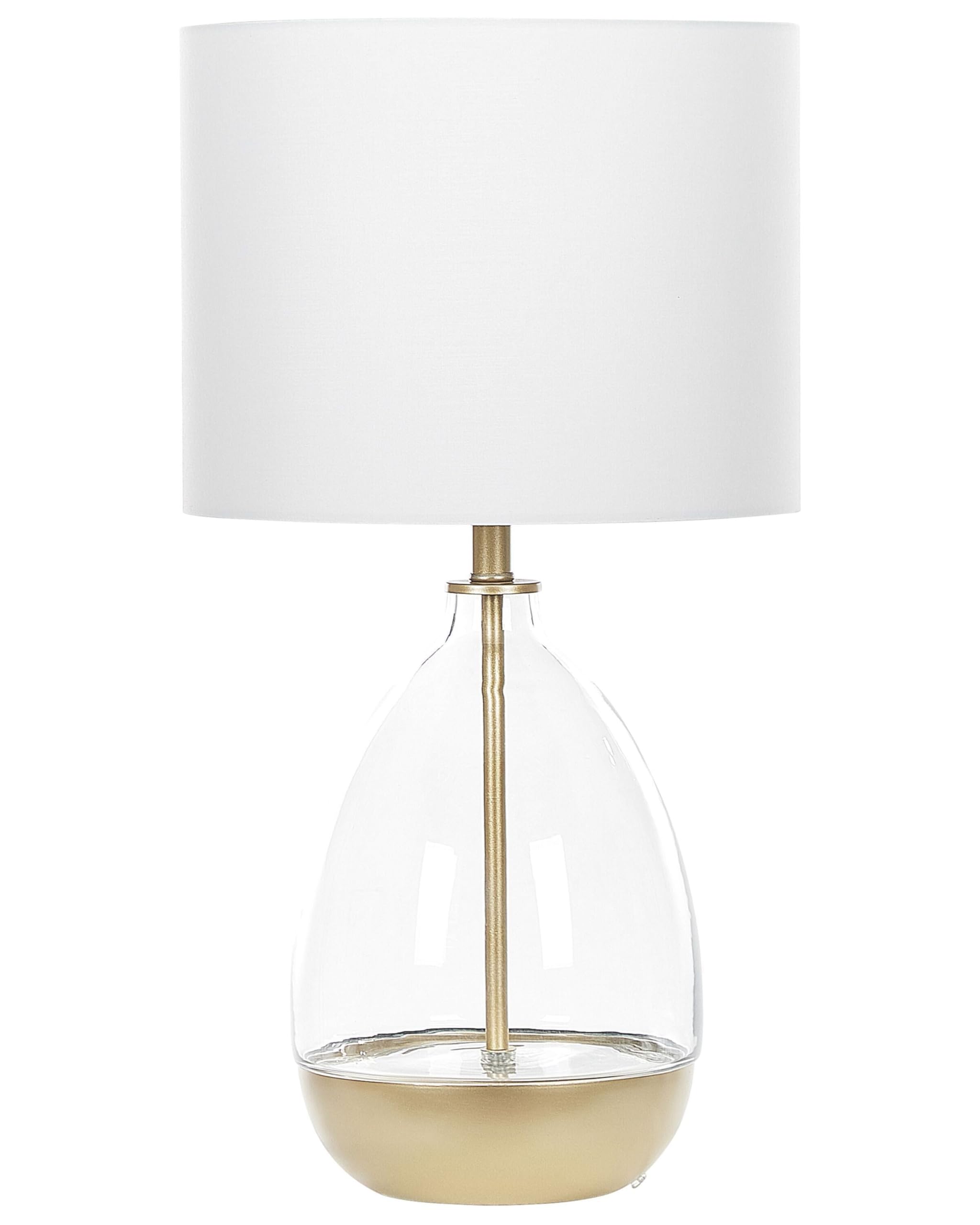 beliani-okari-tischlampe-glas-wei-gold-63-cm-vase-optik image 1