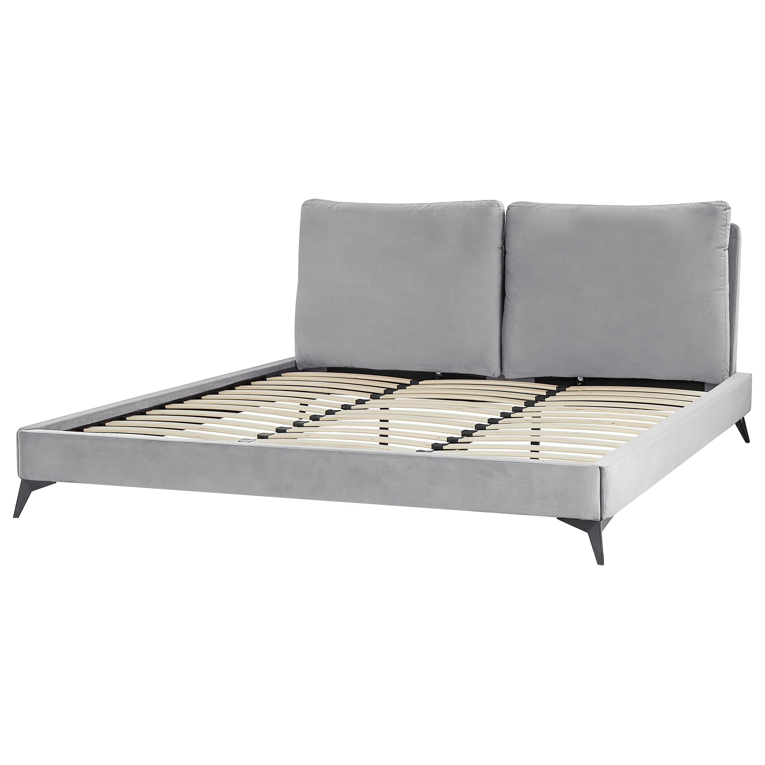 beliani-melle-polsterbett-180x200-cm-grau-samt image 6