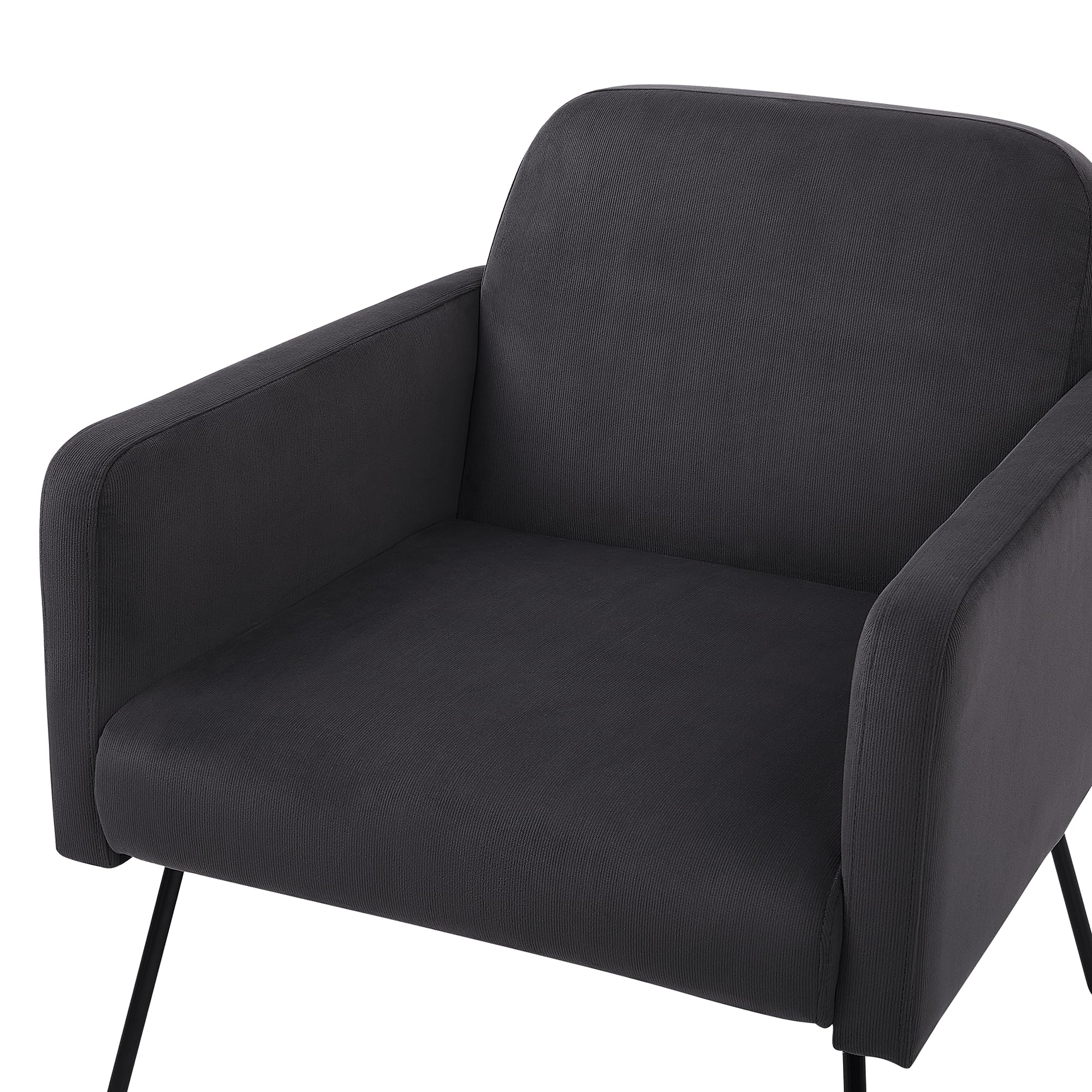 beliani-narken-sessel-samt-grau-metallgestell image 6