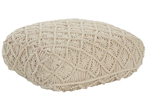 beliani-berrechid-bodenkissen-baumwolle-beige-50x50-boho image 8