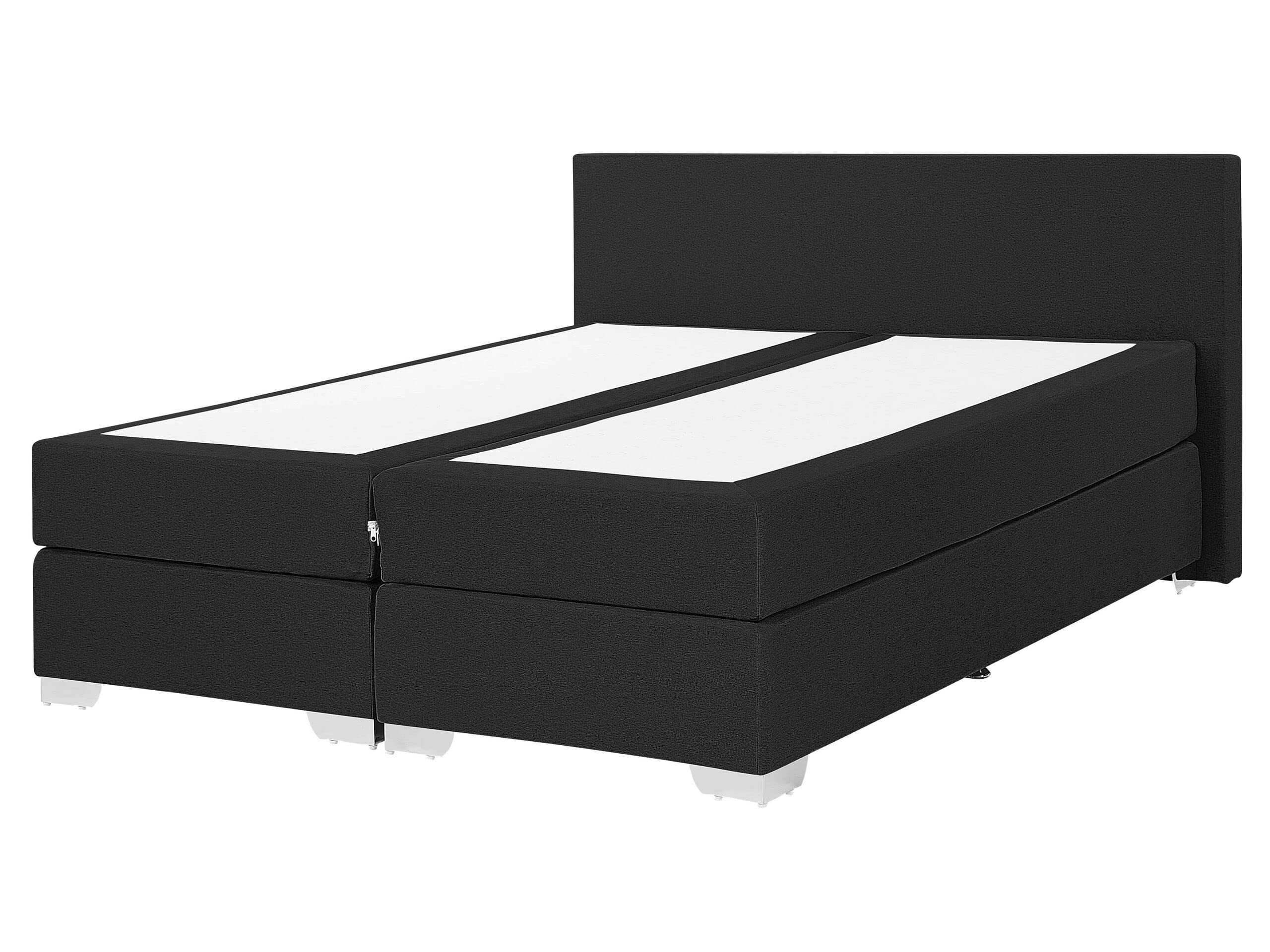 beliani-president-boxspringbett-160x200-schwarz-stauraum image 1
