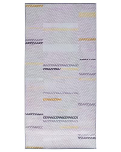 beliani-ergenli-teppich-grau-gelb-80x150-streifen image 8
