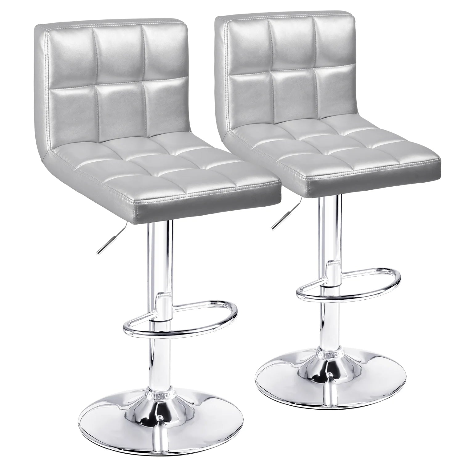 homall-bar-stool-barhocker-leder-2er-set-schwarz-h-henverstellbar image 1