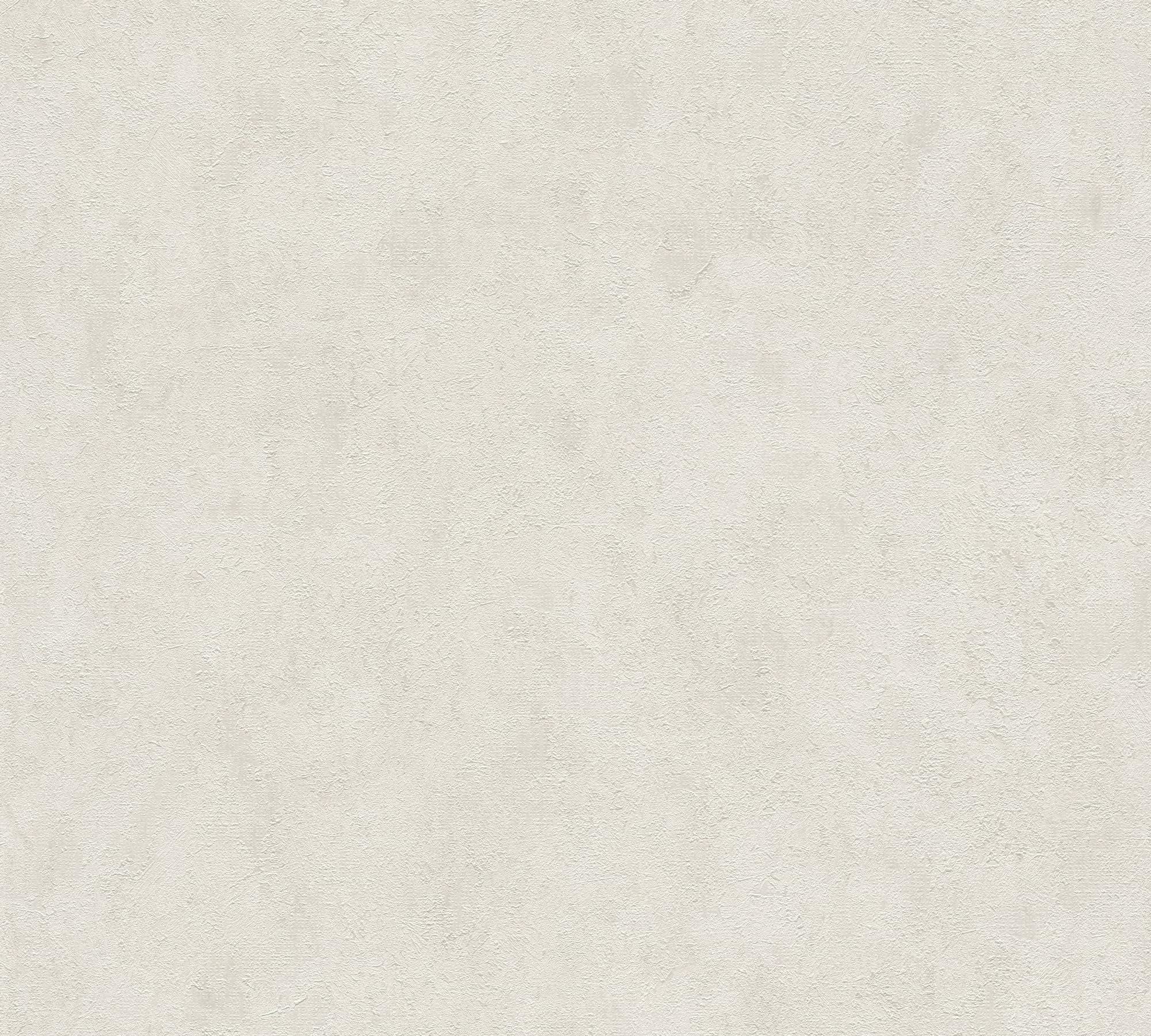 a-s-cr-ation-livingwalls-putzoptik-vliestapete-creme-wei-metallic image 1