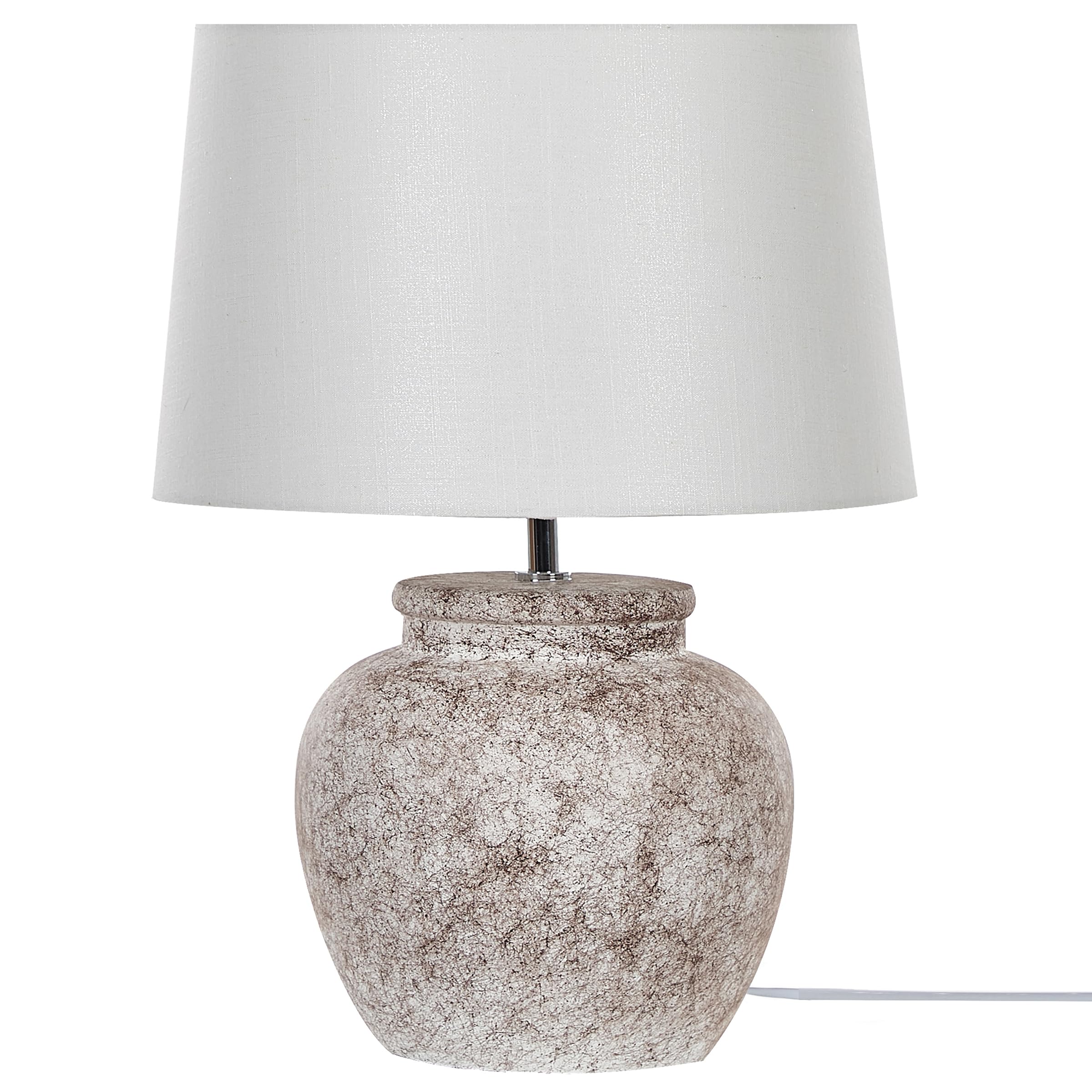 beliani-mareb-tischlampe-beige-keramik-47-cm-steinoptik image 4