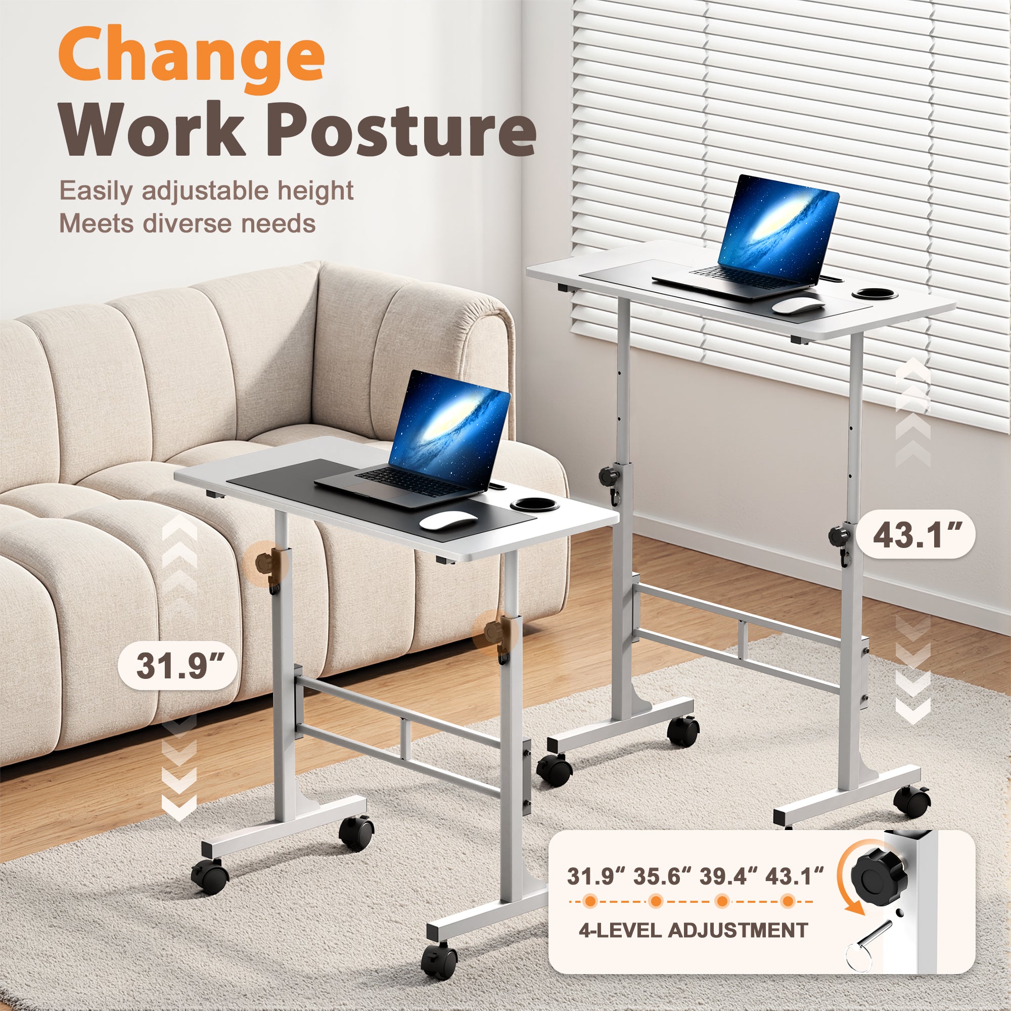 homall-standing-desk-rolltisch-schwarz-32-zoll-h-henverstellbar image 7