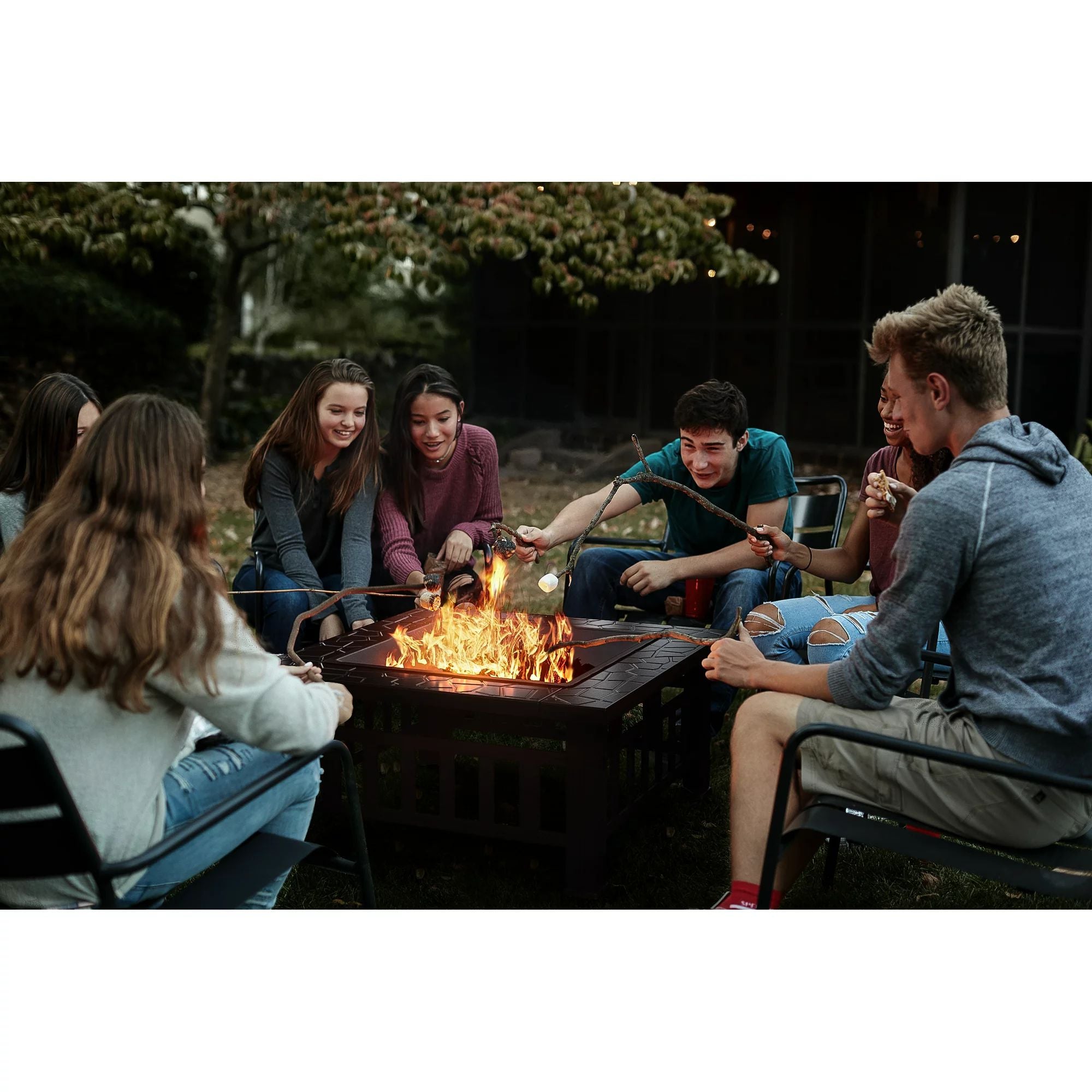 homall-patio-furniture-feuertisch-81cm-schwarz-4in1-grills image 6