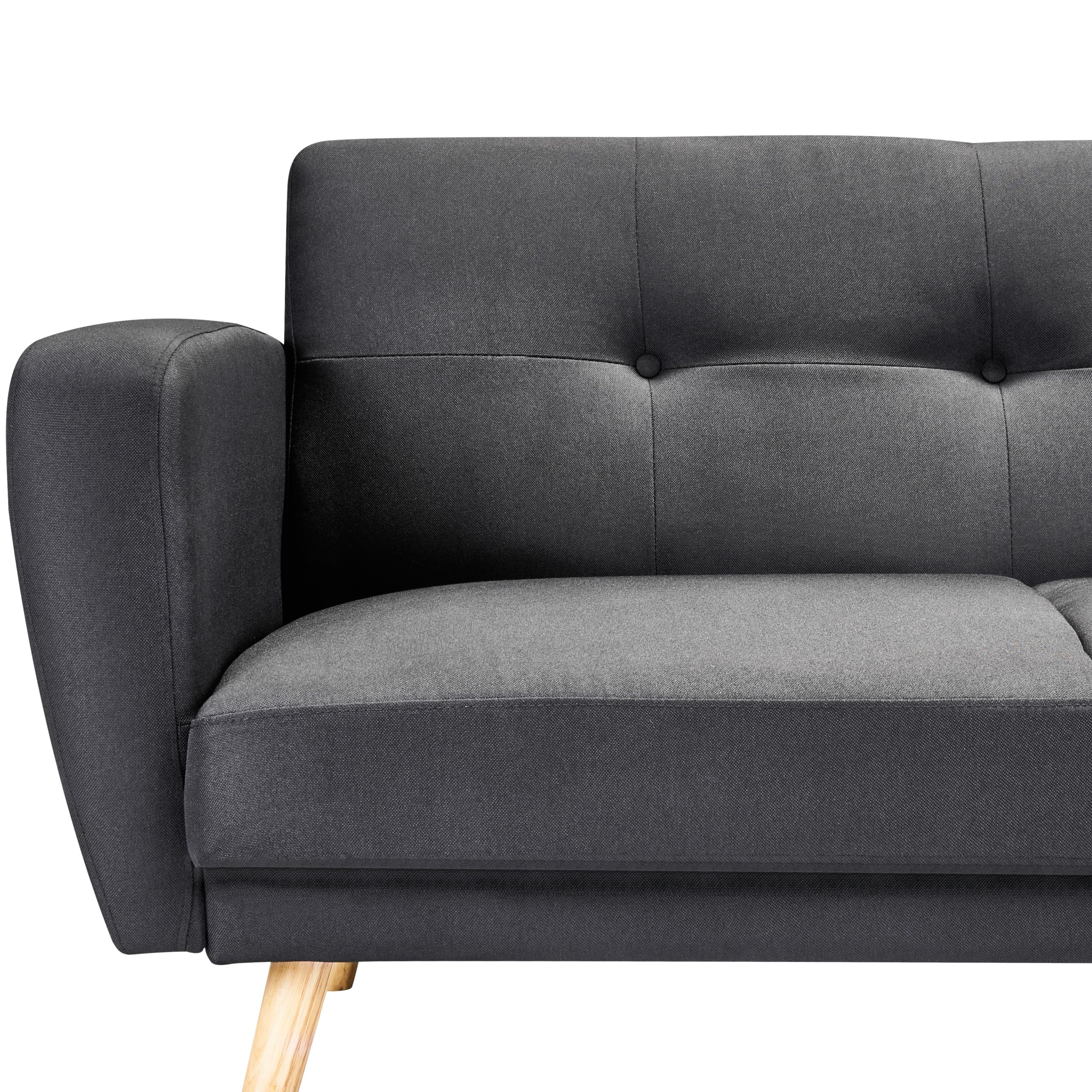 beliani-florli-2-sitzer-schlafsofa-schwarz-155-cm-stoff image 8