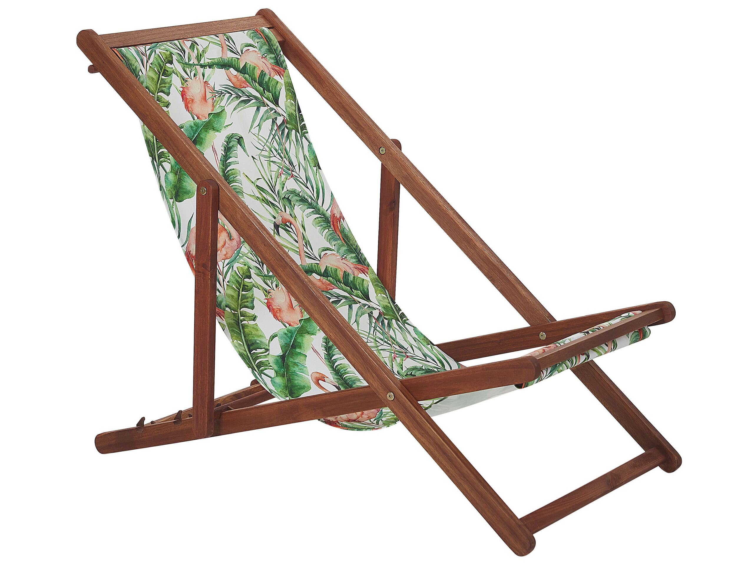beliani-anzio-liegestuhl-2er-set-akazie-flamingo-verstellbar image 1