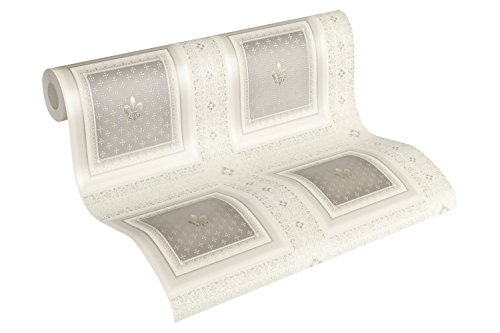 a-s-cr-ation-hermitage-10-33541-5-vliestapete-creme-grau-barock image 3