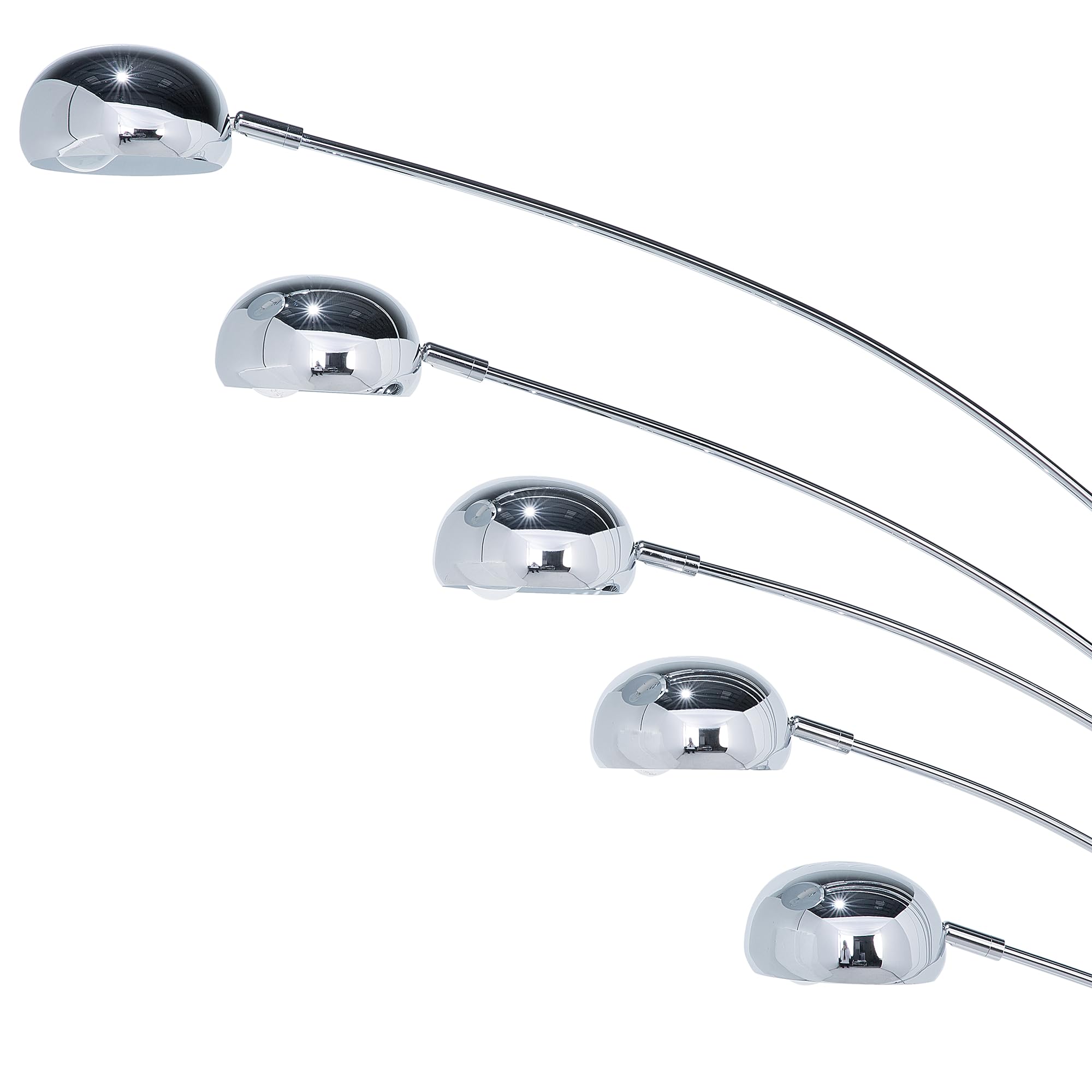 beliani-flinders-stehlampe-5-flammig-silber-metall-212-cm image 6