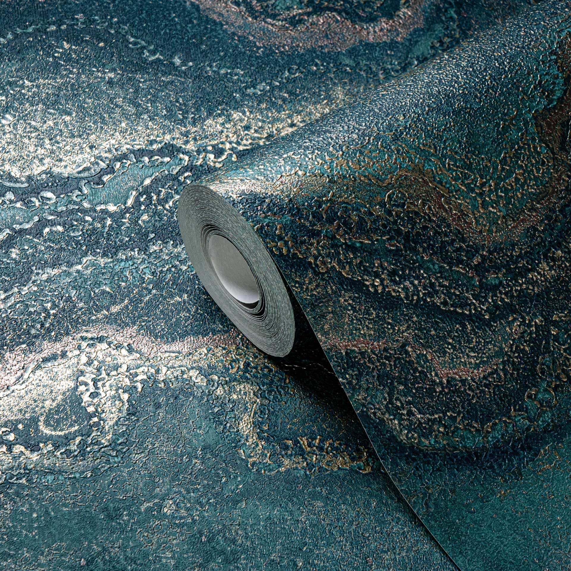 livingwalls-marmor-vliestapete-dunkelgr-n-blau-bronze-10-05m image 3