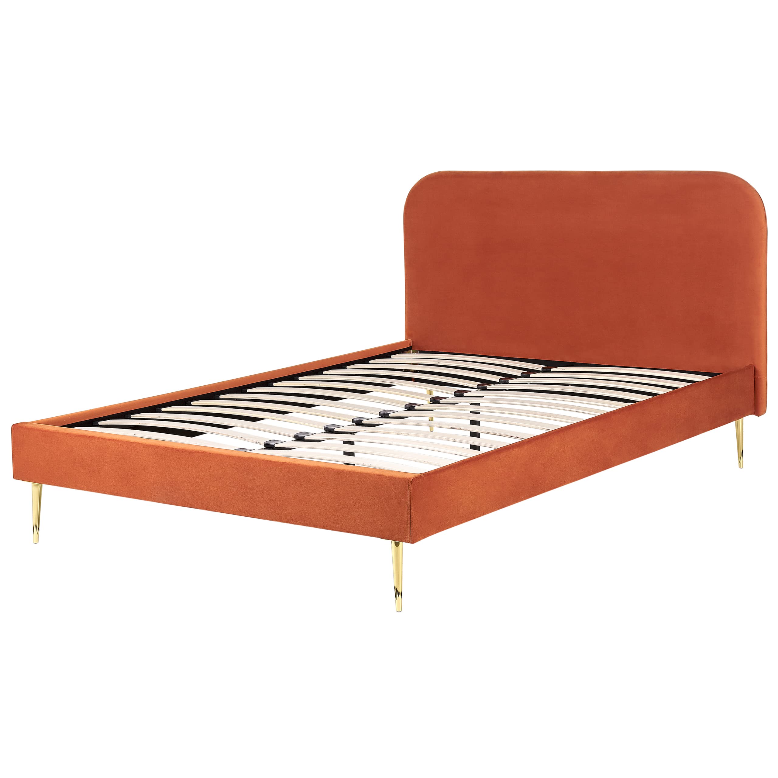 beliani-flayat-polsterbett-samt-orange-160x200-goldf-e image 5