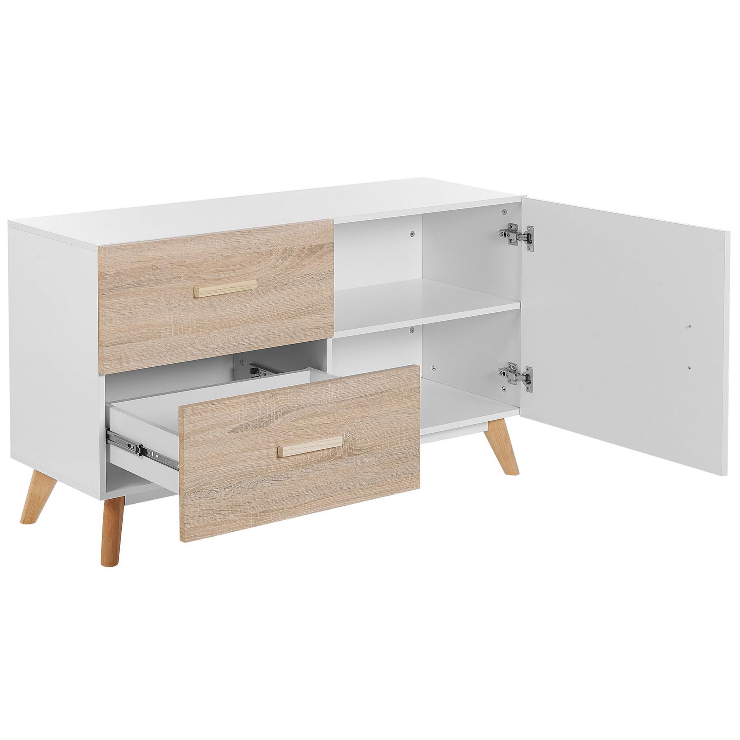 beliani-fili-sideboard-wei-helle-holzoptik-120-cm-2-schubladen image 4
