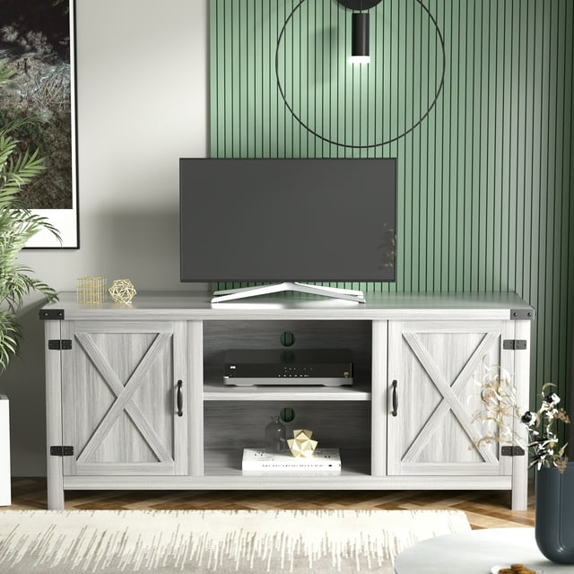 homall-tv-stand-lowboard-grau-landhaus-f-r-65-zoll-tv image 7
