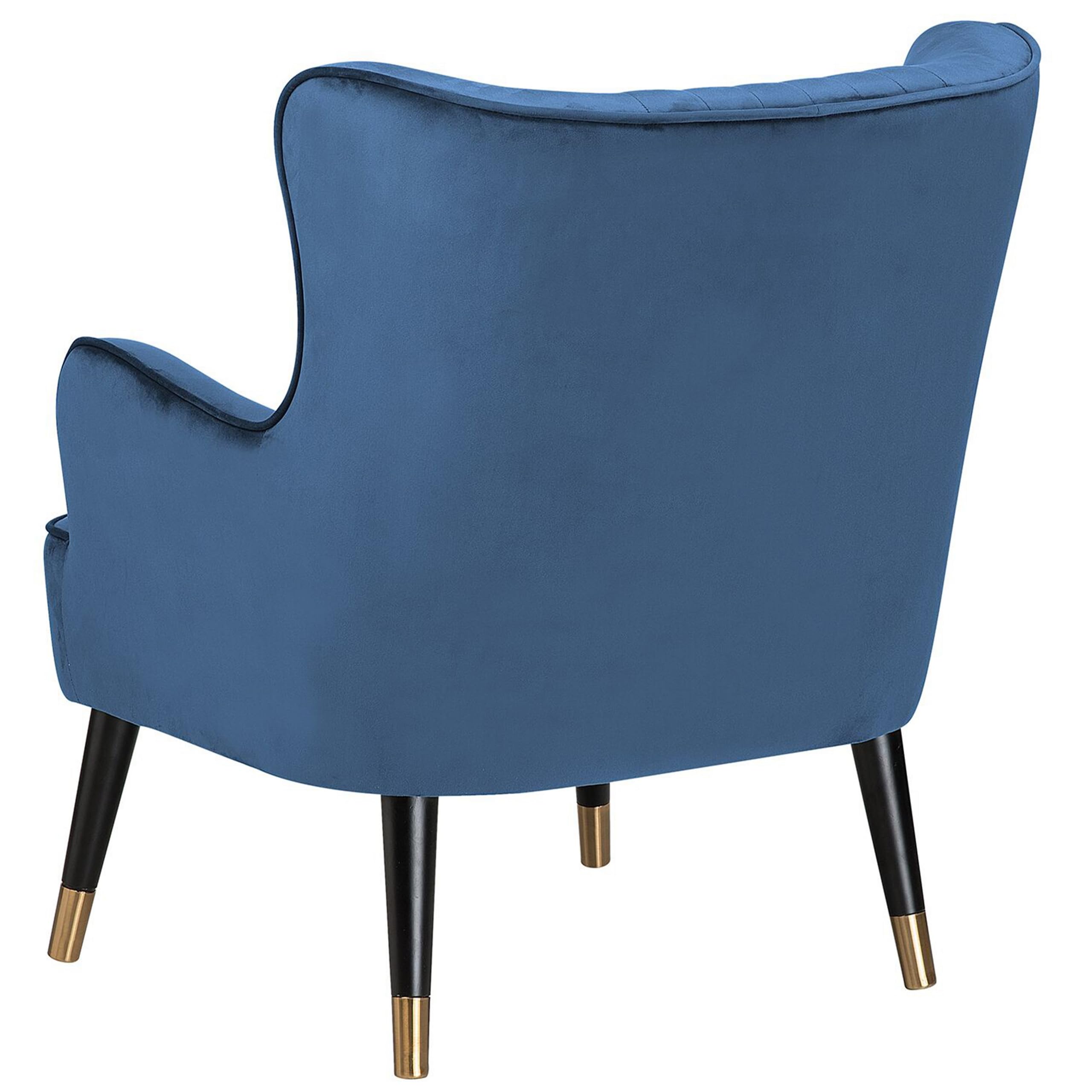 beliani-varberg-sessel-samt-blau-mit-armlehnen image 5