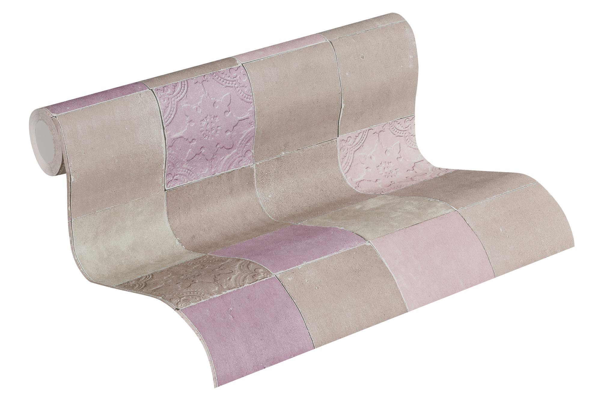 a-s-cr-ation-new-walls-37406-3-vliestapete-fliesen-grau-creme image 8