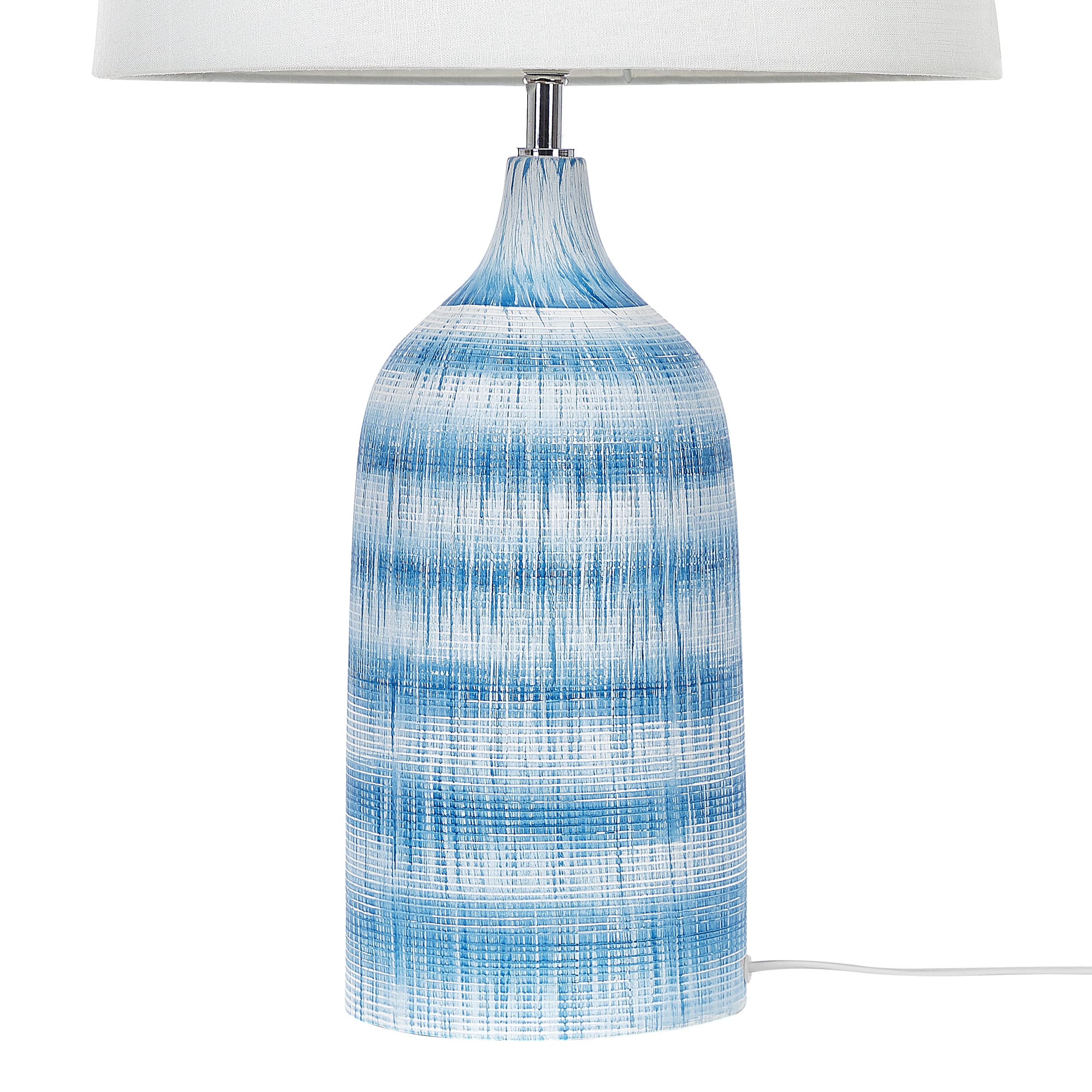 beliani-georgina-tischlampe-keramik-blau-66-cm-wei image 5