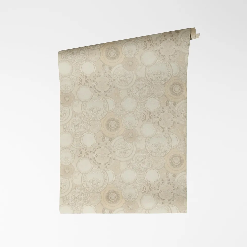 a-s-cr-ation-attractive-bambus-vliestapete-creme-wei-metallic image 1