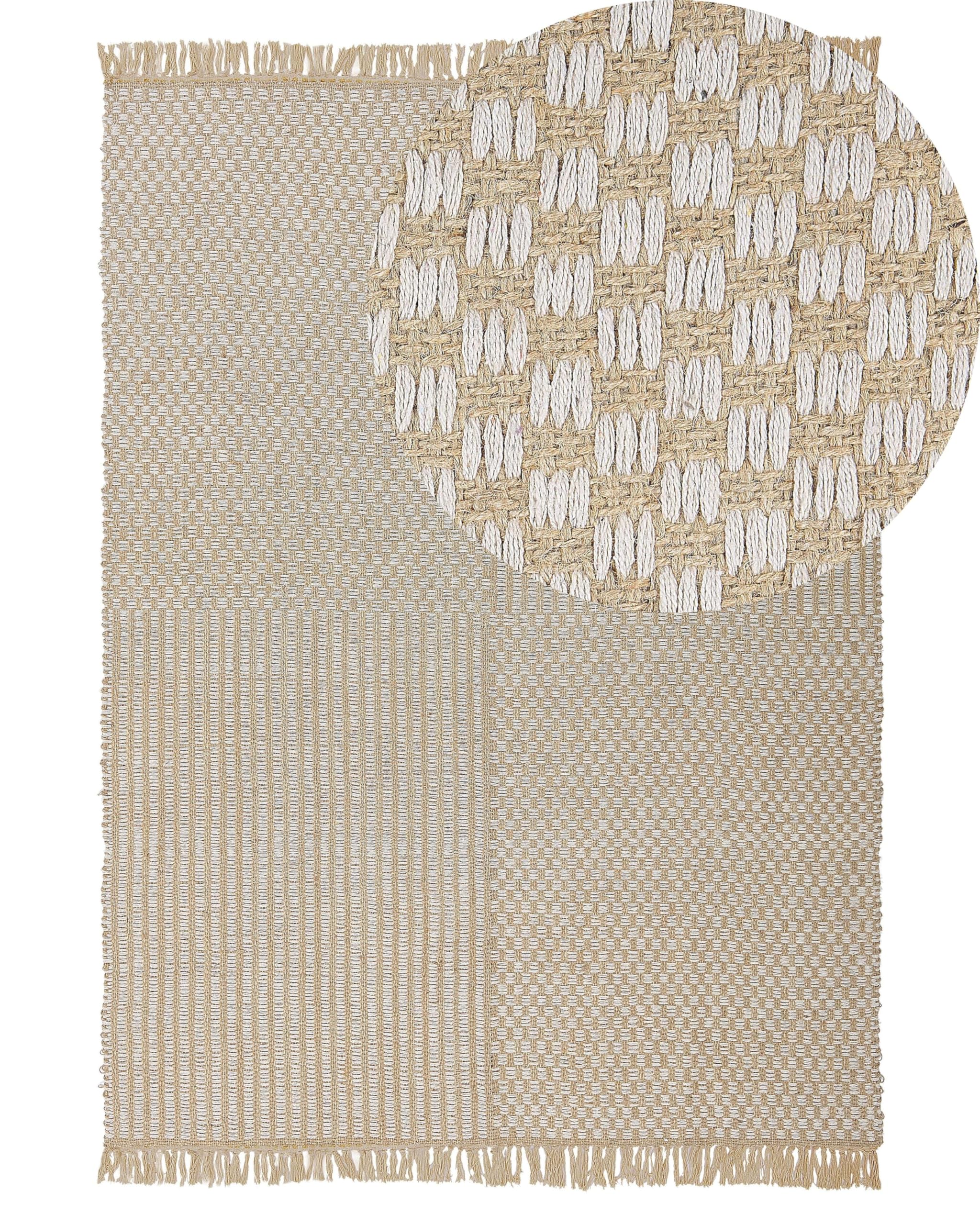 beliani-adabag-jute-teppich-beige-140x200-cm-fransen image 1