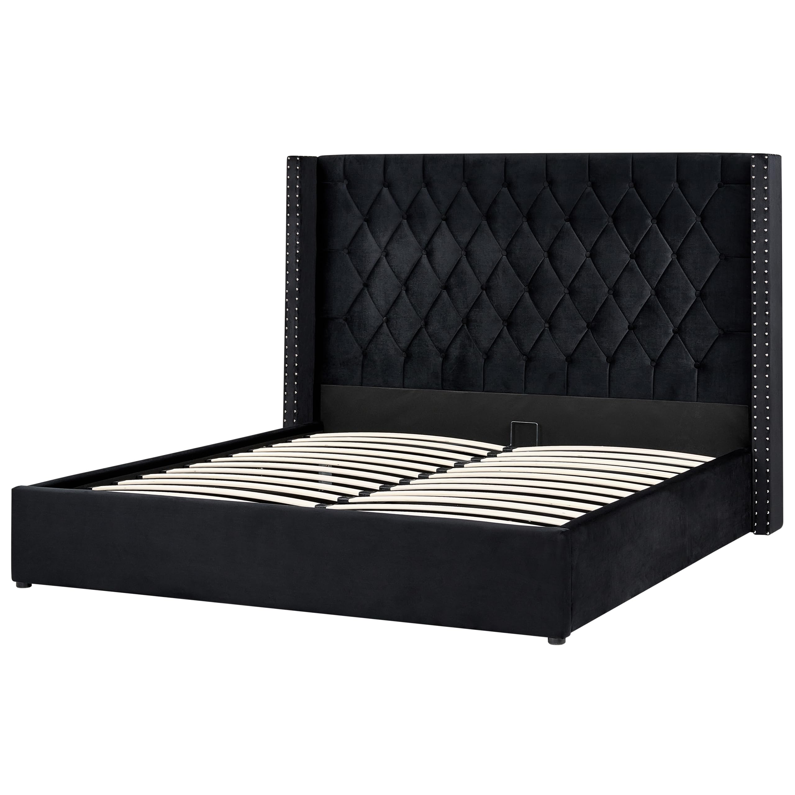 beliani-lubbon-polsterbett-180x200-samt-schwarz-bettkasten image 6