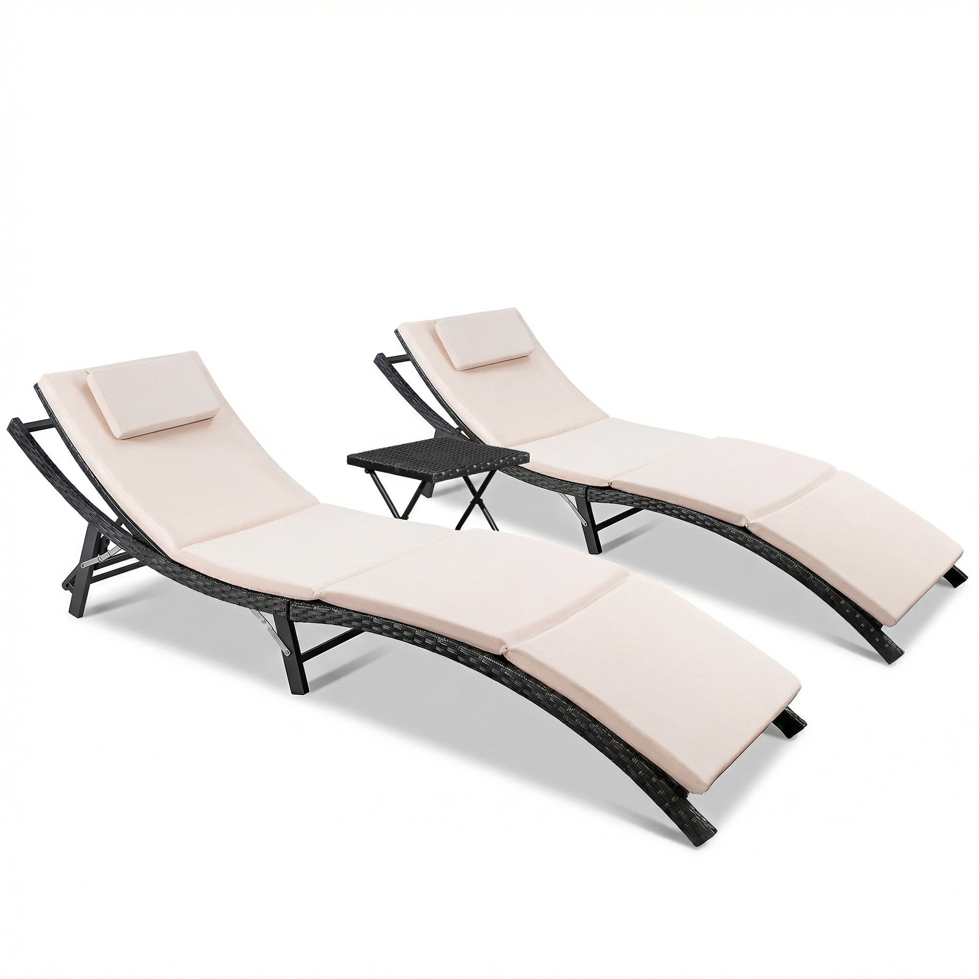 homall-patio-furniture-rattan-liegestuhl-set-beige-3-teilig image 2