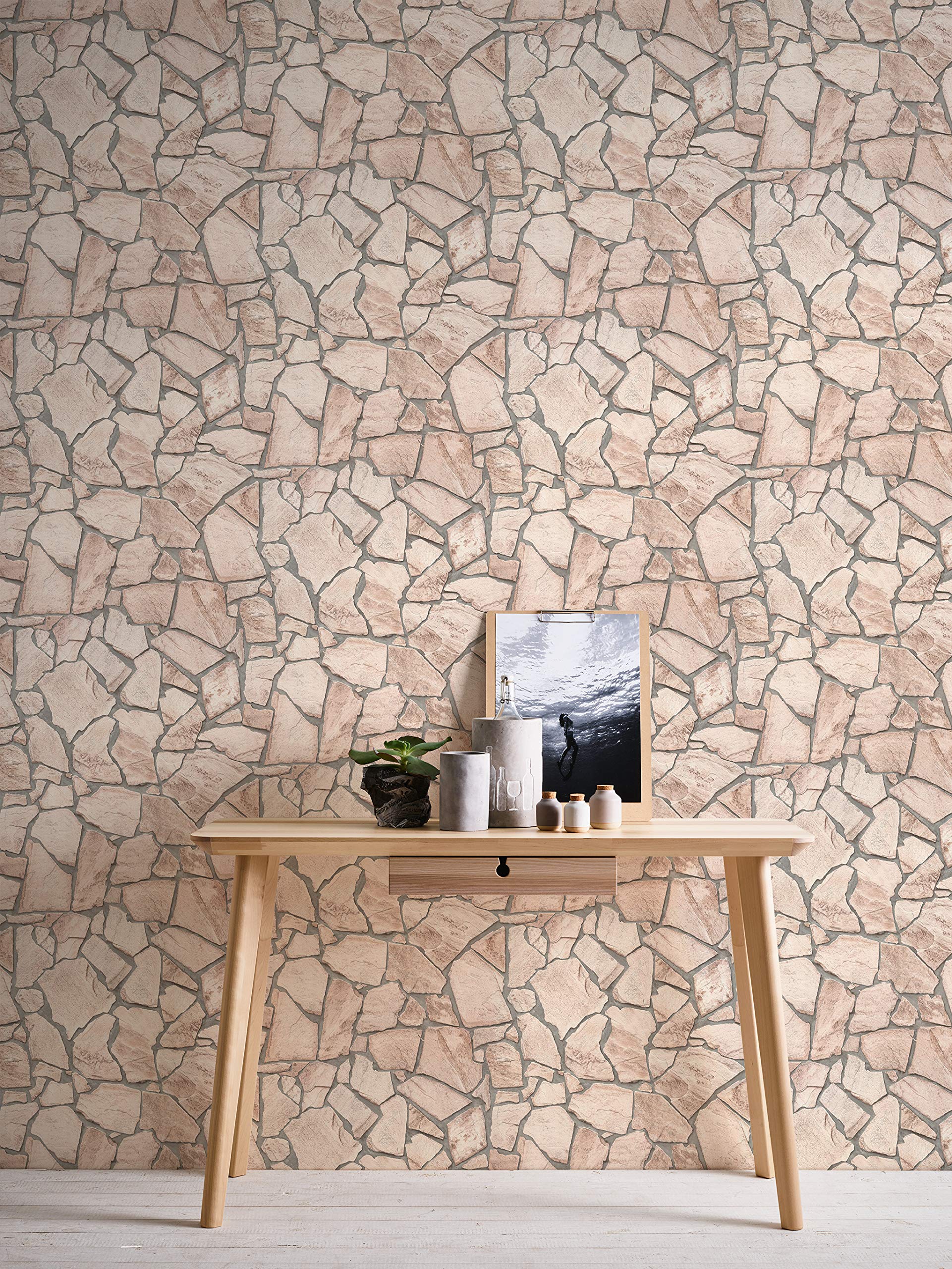 a-s-cr-ation-wood-n-stone-927323-vliestapete-beige-braun image 5