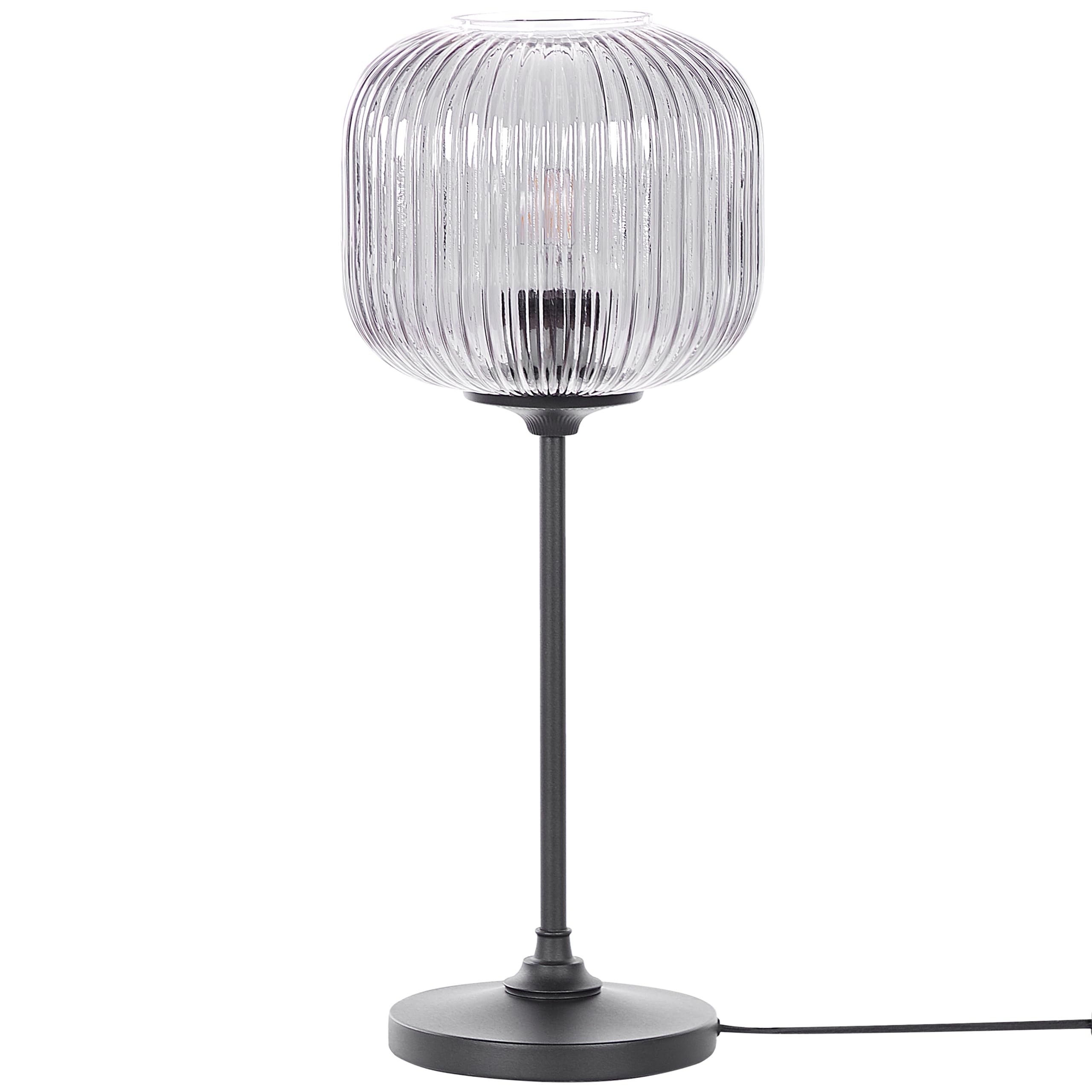beliani-tosna-tischleuchte-schwarz-kugel-retro-50cm image 4