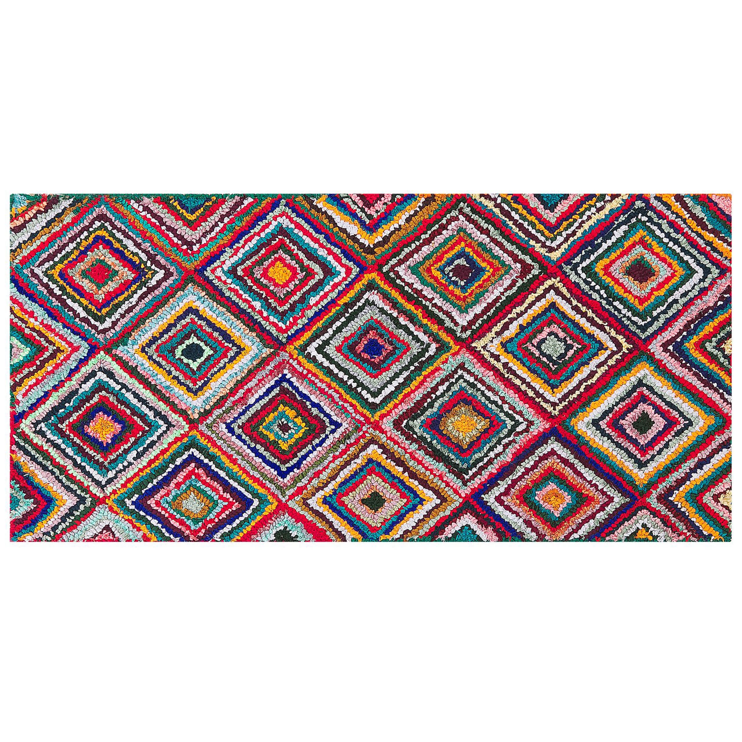 beliani-kaiseri-teppich-baumwolle-mehrfarbig-80x150-cm image 3